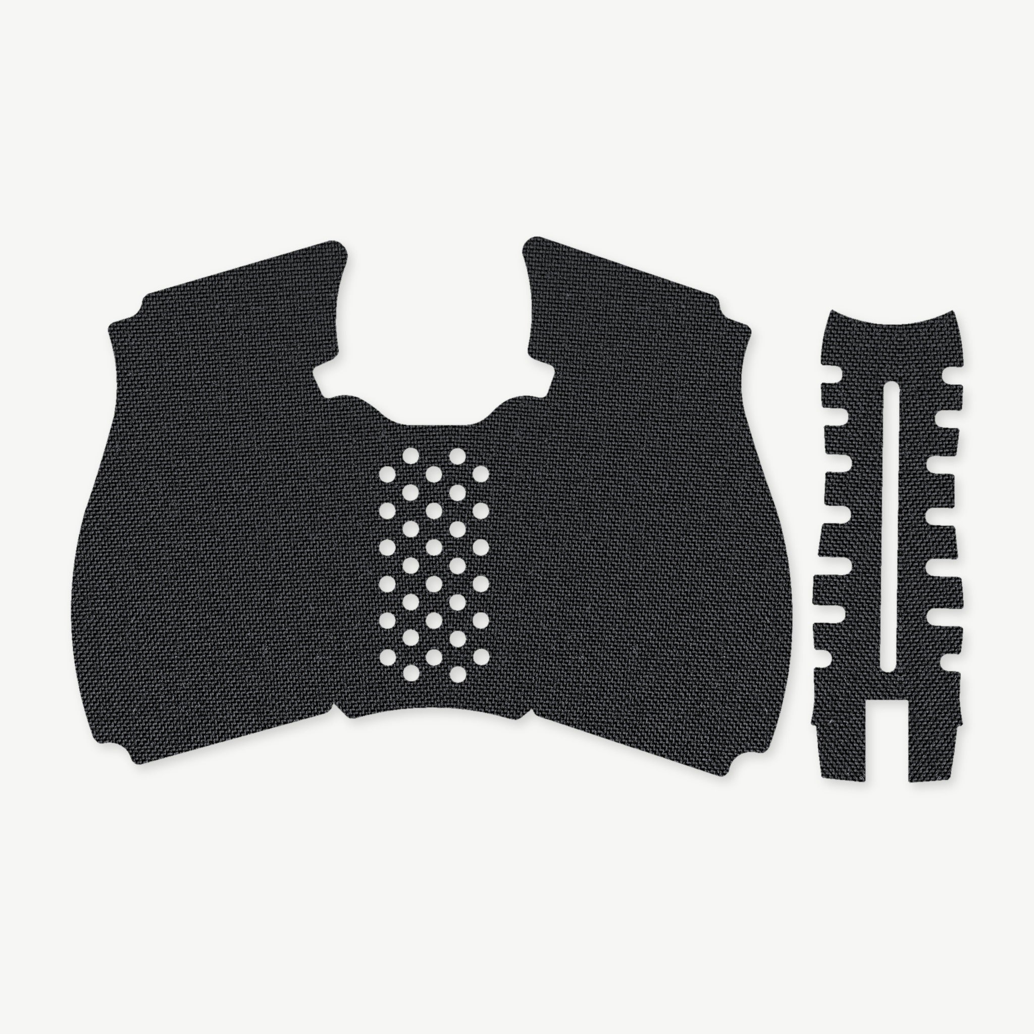 Grip Kit for HK VP9A1 K - die-cut Cordura 1000D kit pieces in Black - Combat Textiles