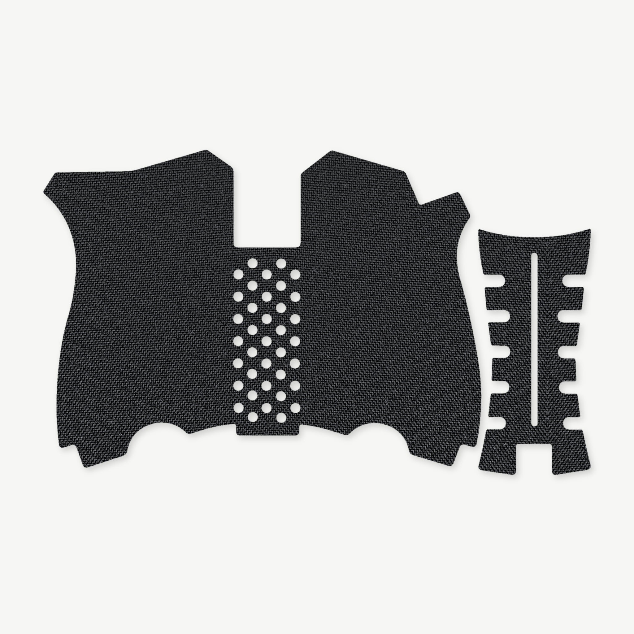 Grip Kit for HK45C - die-cut Cordura 1000D kit pieces in Black - Combat Textiles