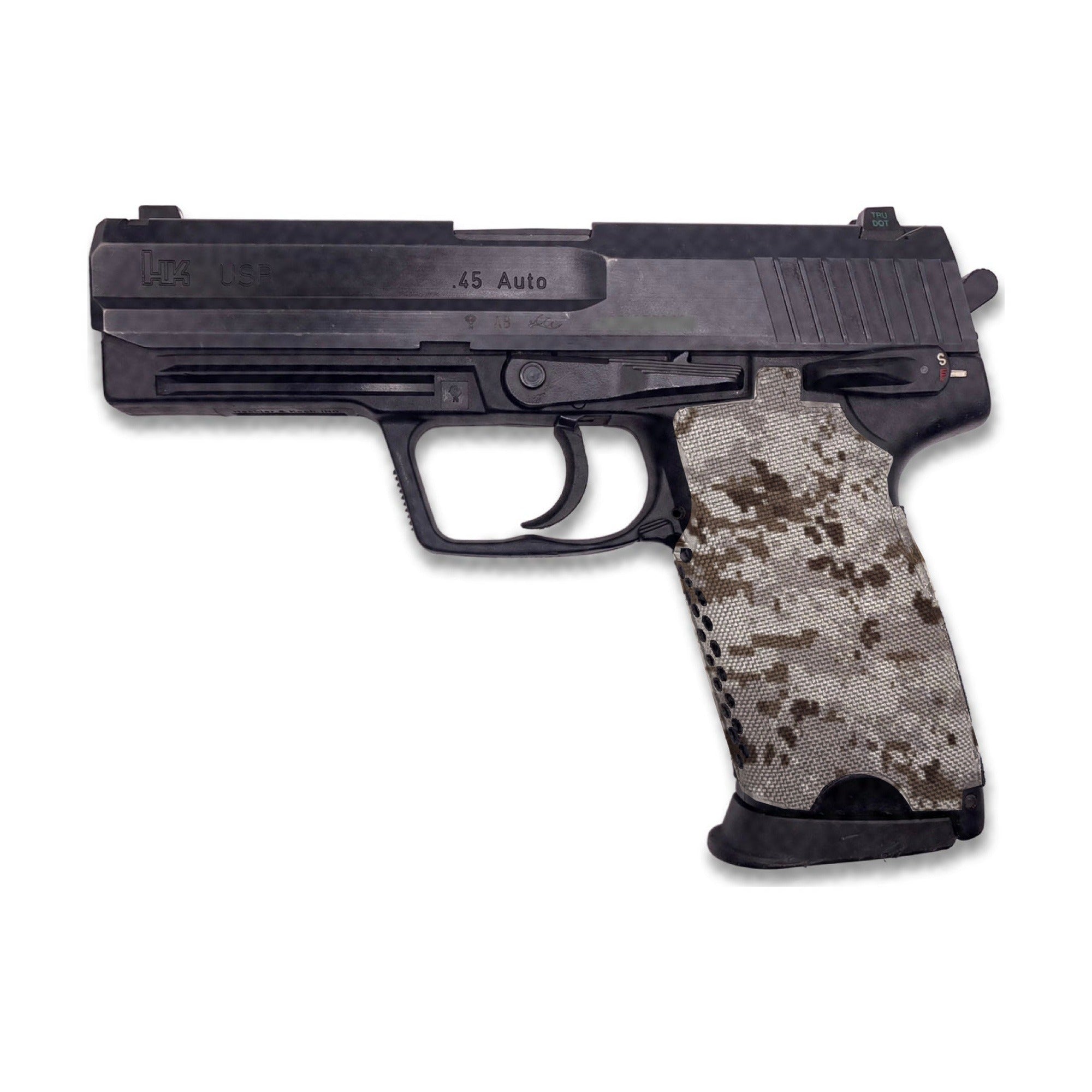 HK USP (45 ACP) Cordura grip wrap, ACU (Desert)