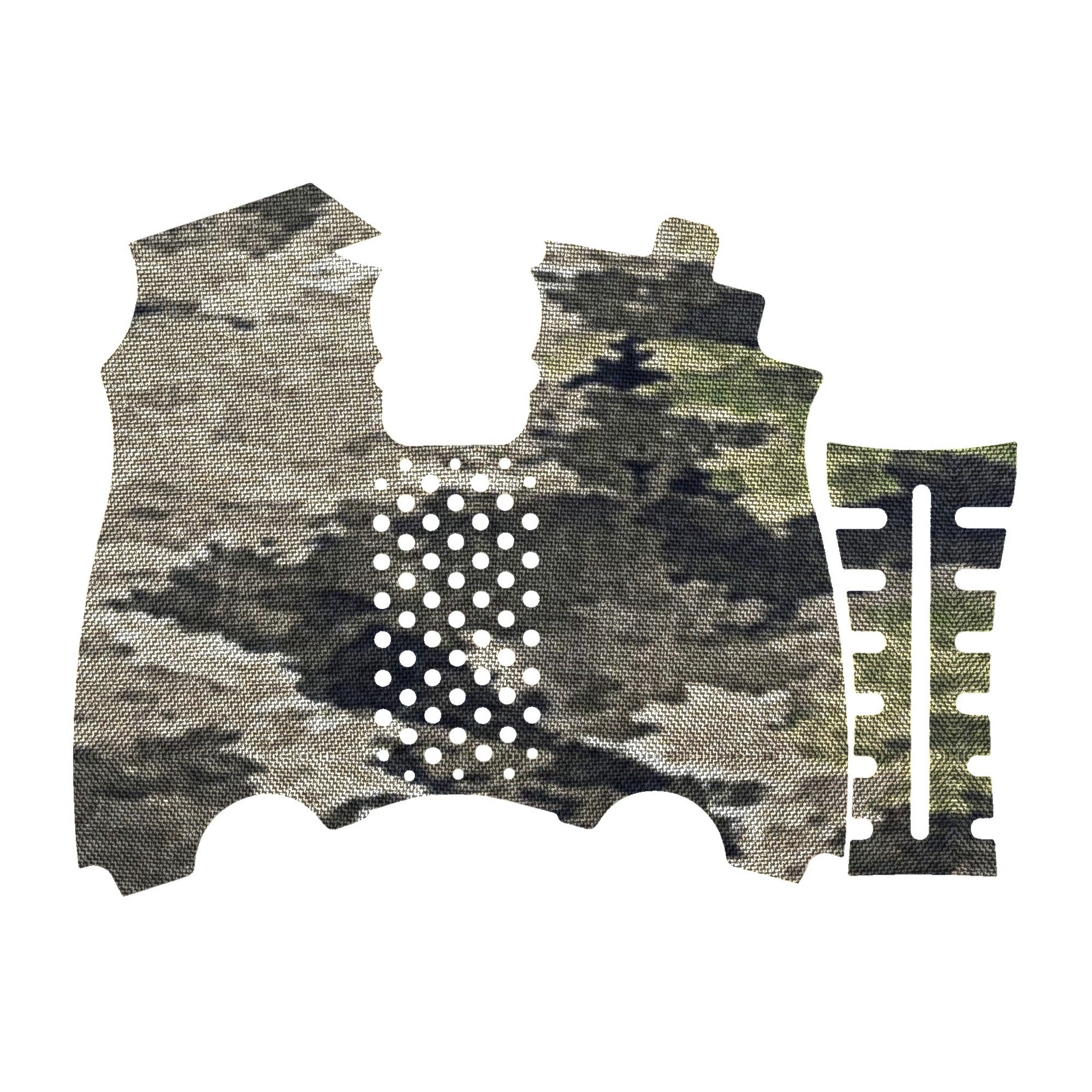 HK USP (45 ACP) grip wrap kit outline, A-TACS iX