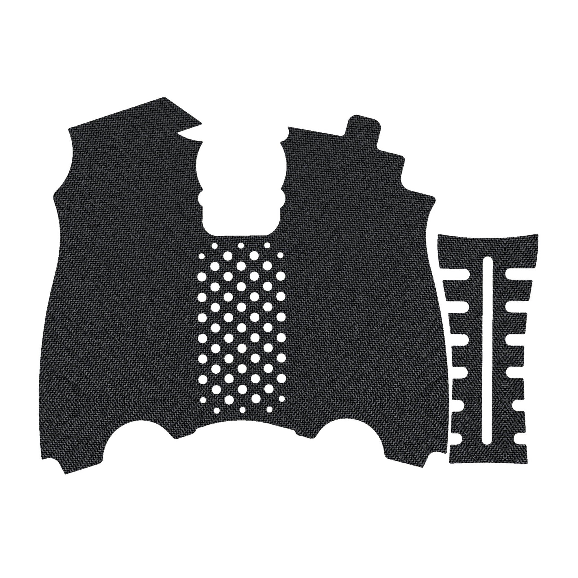 HK USP (45 ACP) grip wrap kit outline, Black