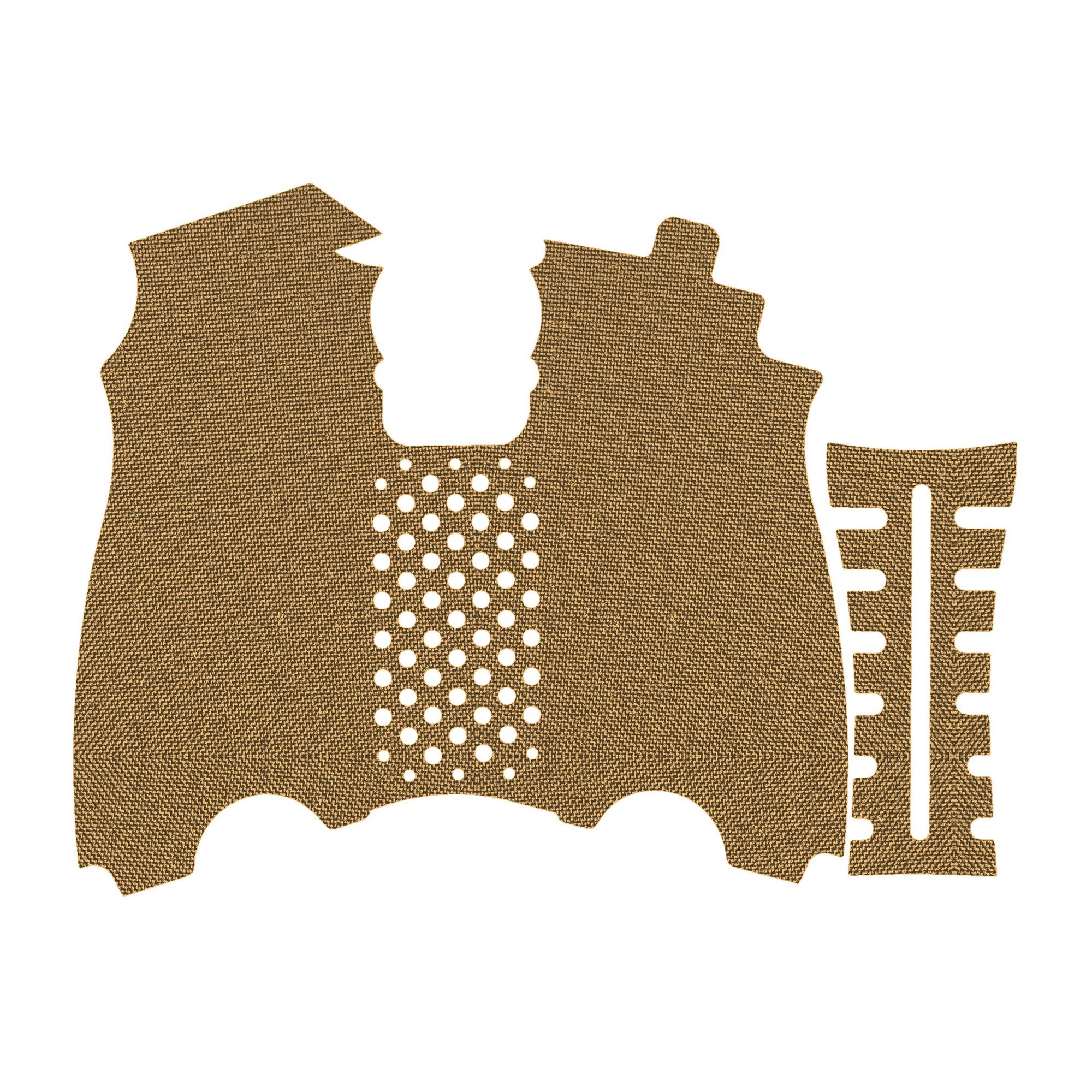 HK USP (45 ACP) grip wrap kit outline, Coyote