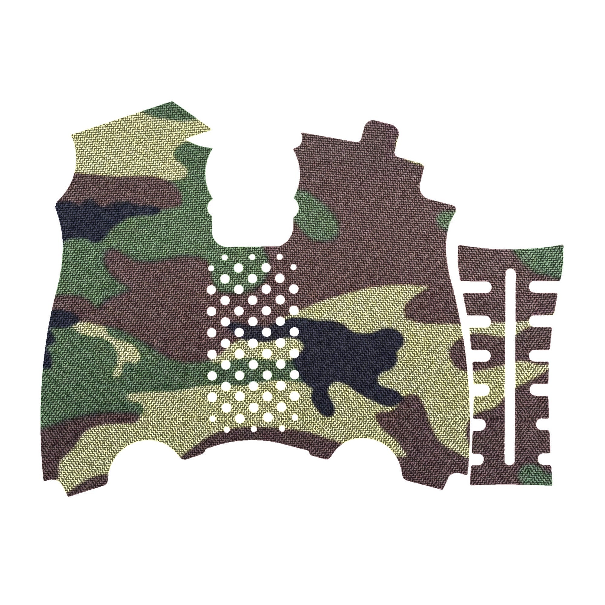 HK USP (45 ACP) grip wrap kit outline, M81 Woodland