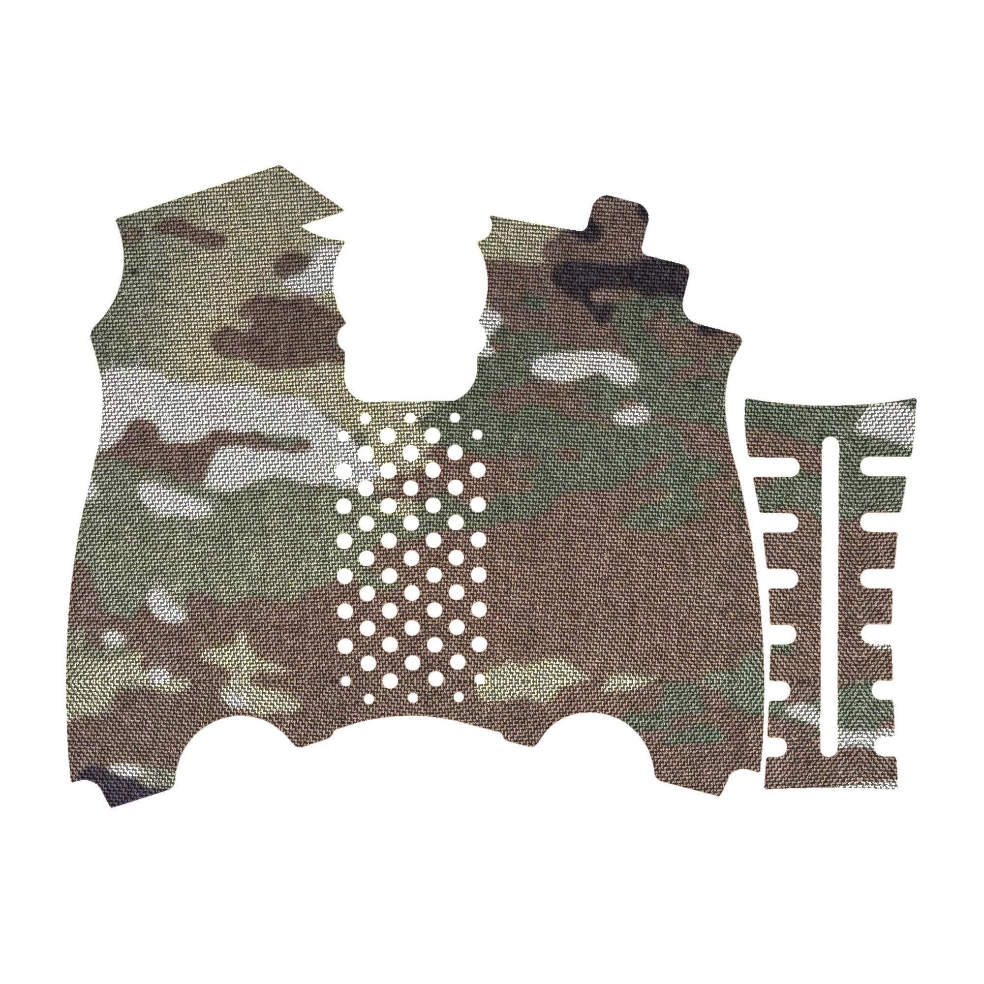 HK USP (45 ACP) grip wrap kit outline, MultiCam