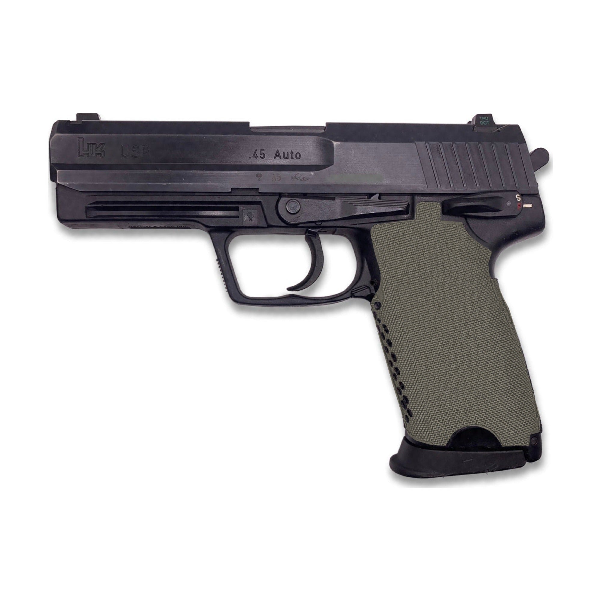 HK USP (45 ACP) Cordura grip wrap, Ranger Green