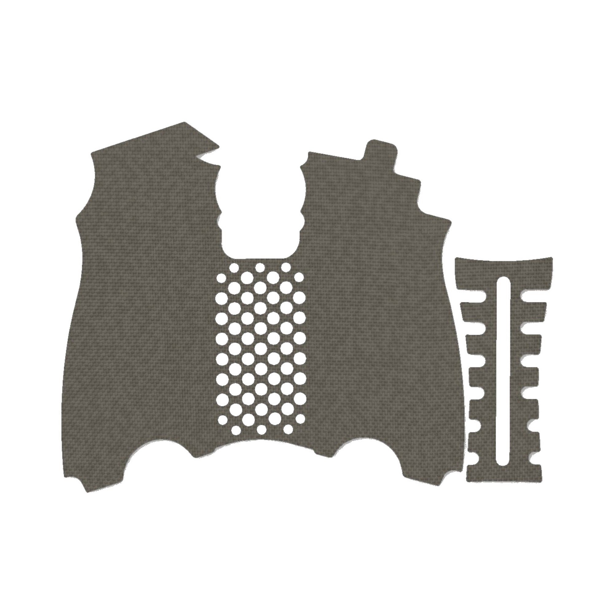 HK USP (45 ACP) grip wrap kit outline, Ranger Green