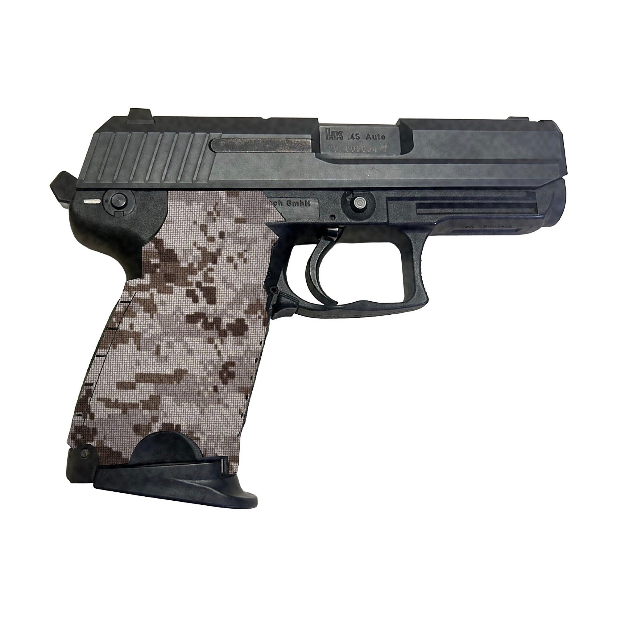 HK USP Compact (45 ACP) Cordura grip wrap, ACU (Desert)