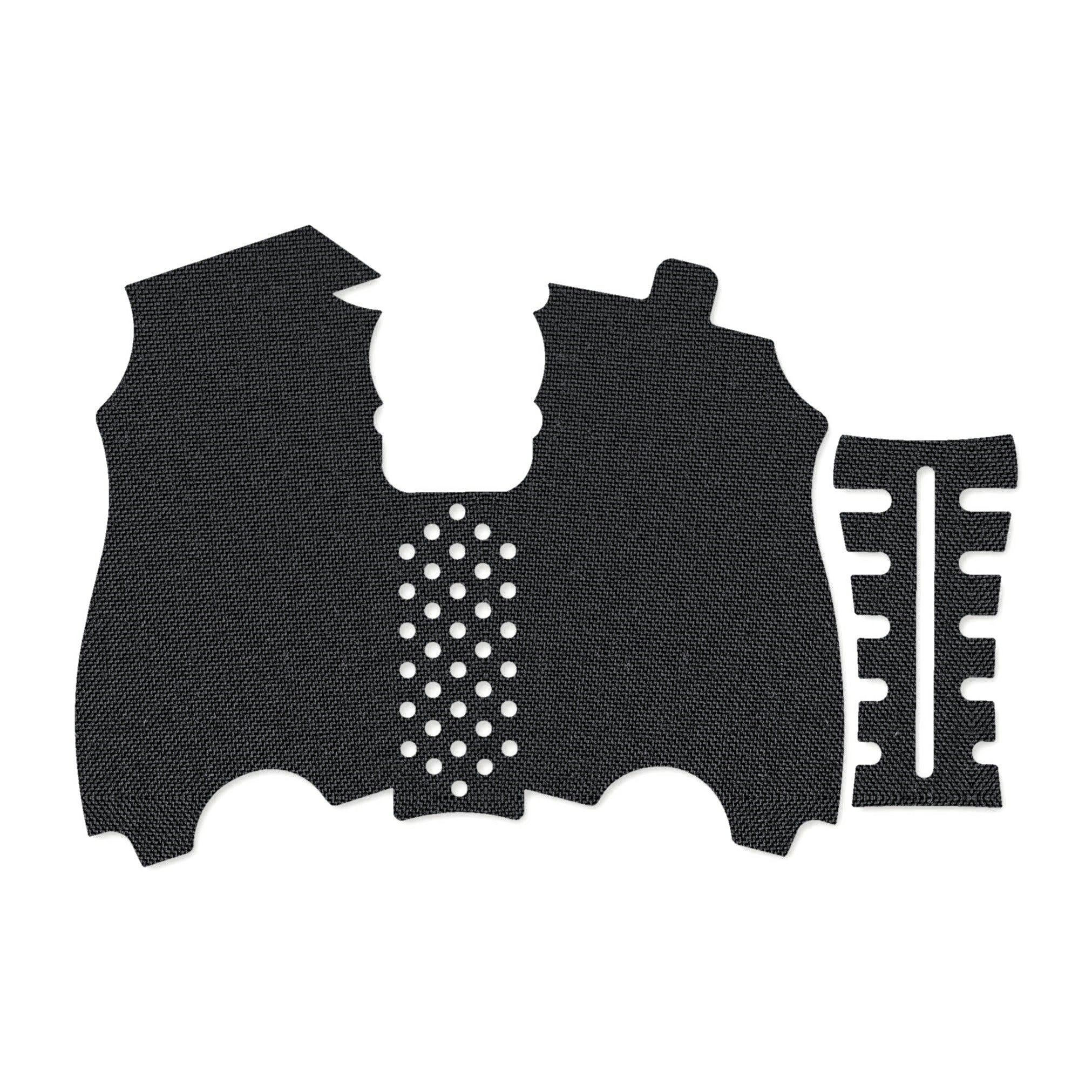 HK USP Compact (45 ACP) grip wrap kit outline, Black