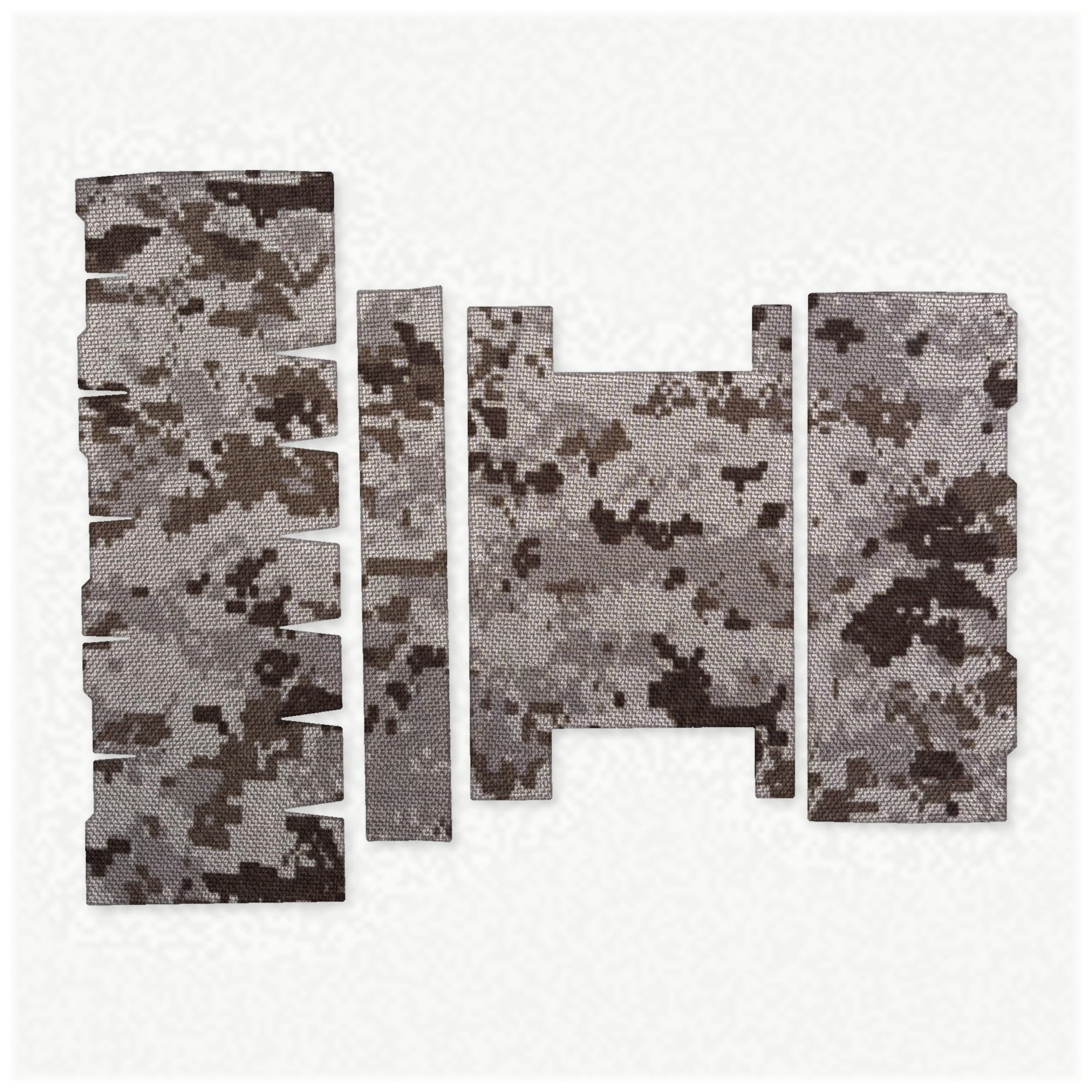 Streamlight ProTac Rail-Mounted HL-X light wrap kit outline, ACU (Desert)