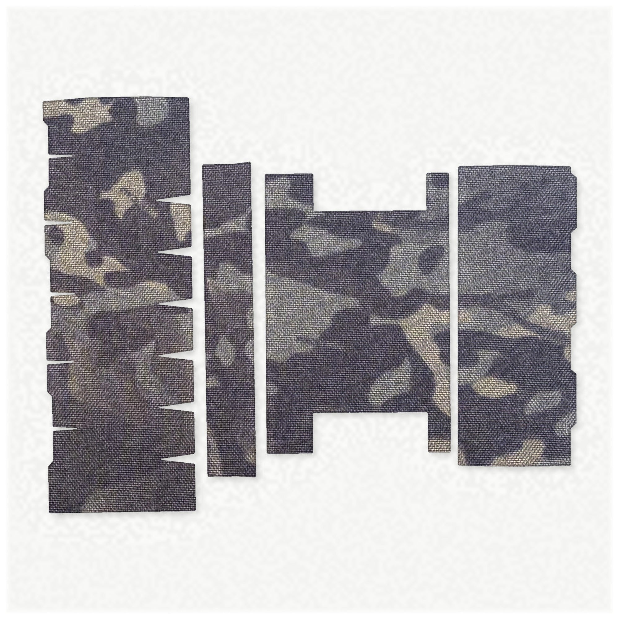 Streamlight ProTac Rail-Mounted HL-X light wrap kit outline, MultiCam Black