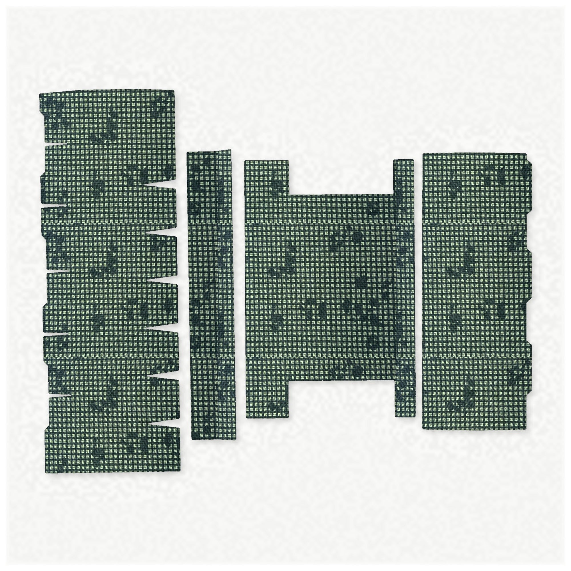 Streamlight ProTac Rail-Mounted HL-X light wrap kit outline, Desert Night Camo