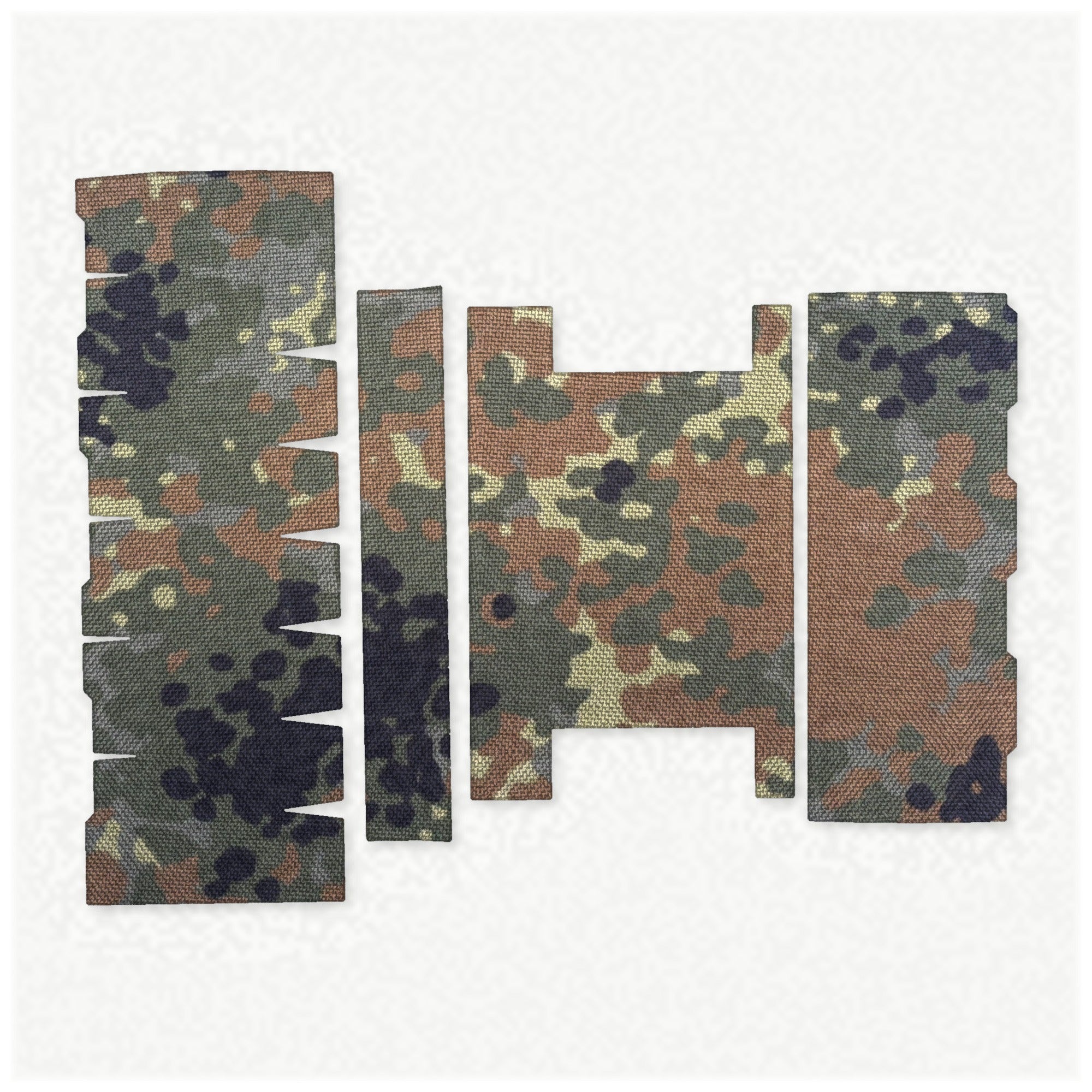 Streamlight ProTac Rail-Mounted HL-X light wrap kit outline, Flecktarn