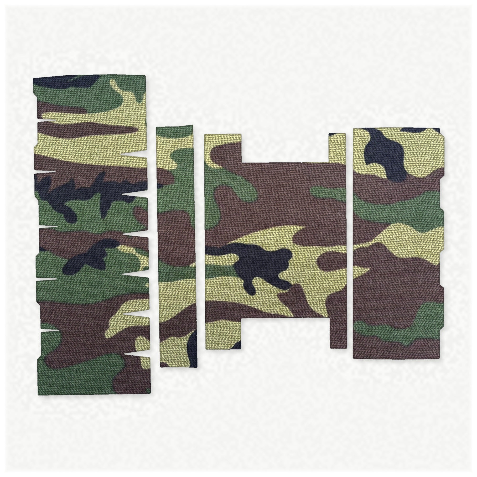 Streamlight ProTac Rail-Mounted HL-X light wrap kit outline, M81 Woodland