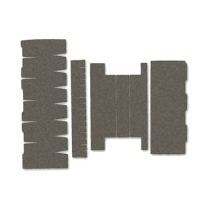 Streamlight ProTac Rail-Mounted HL-X light wrap kit outline, Ranger Green
