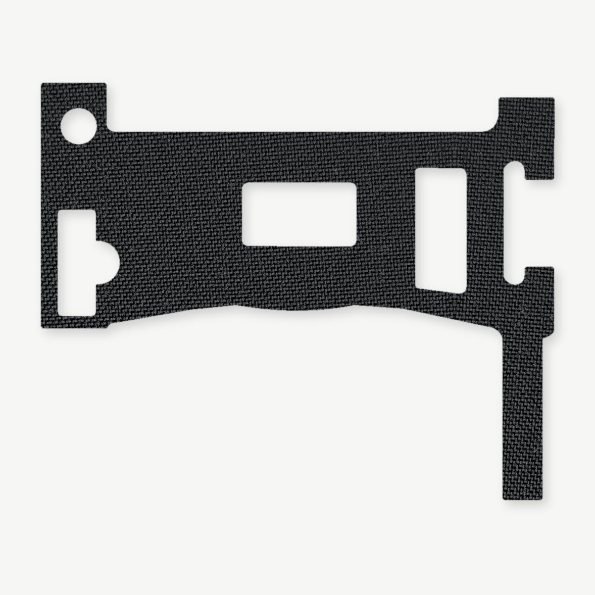 Optic Wrap Kit for Holosun 509T - die-cut Cordura 1000D kit pieces in Black - Combat Textiles