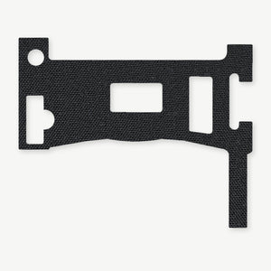 Optic Wrap Kit for Holosun 509T - die-cut Cordura 1000D kit pieces in Black - Combat Textiles