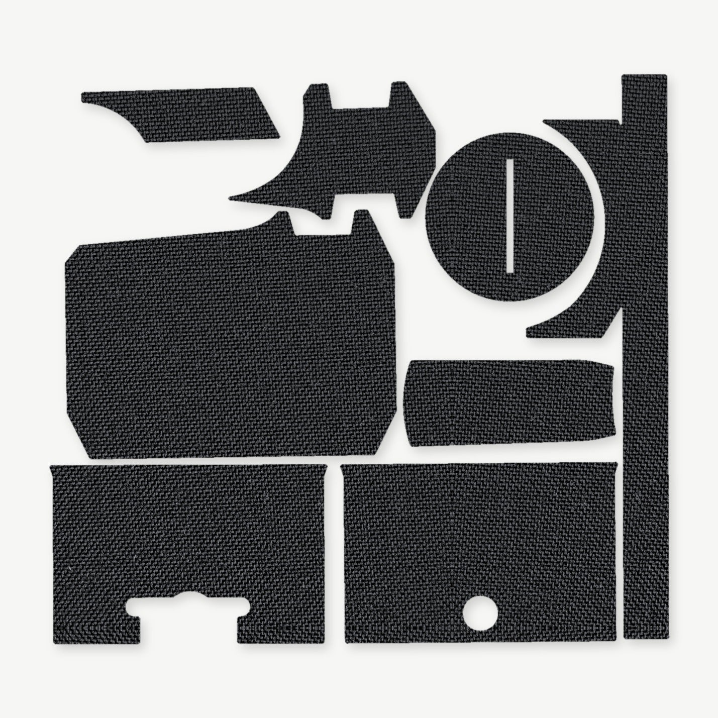 Optic Wrap Kit for Holosun HS403R / HS503R - die-cut Cordura 1000D kit pieces in Black - Combat Textiles