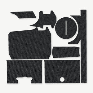 Optic Wrap Kit for Holosun HS403R / HS503R - die-cut Cordura 1000D kit pieces in Black - Combat Textiles