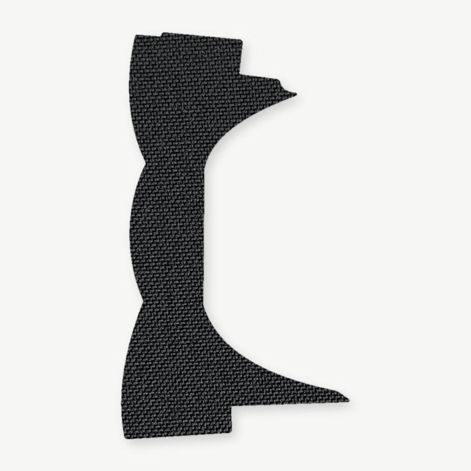 Optic Wrap Kit for Holosun SCS MOS - die-cut Cordura 1000D kit pieces in Black - Combat Textiles