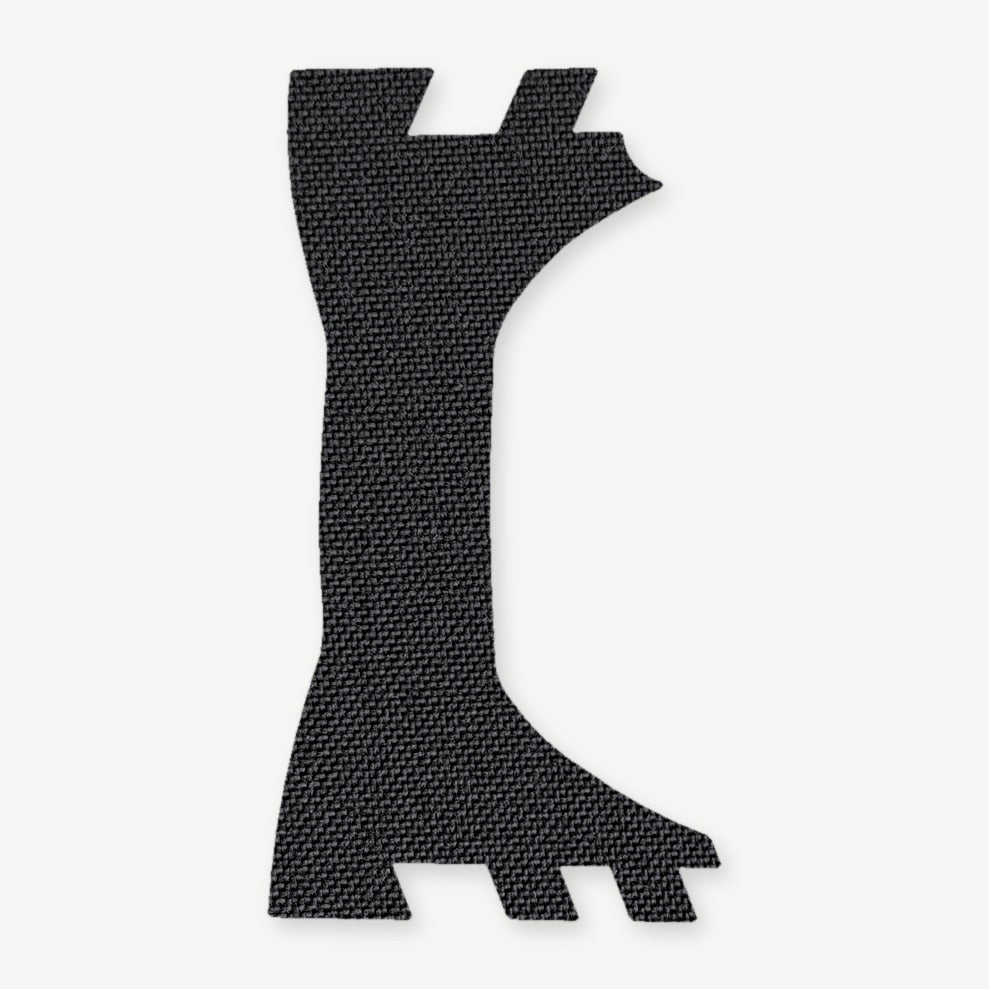 Optic Wrap Kit for Holosun SCS PDP - die-cut Cordura 1000D kit pieces in Black - Combat Textiles