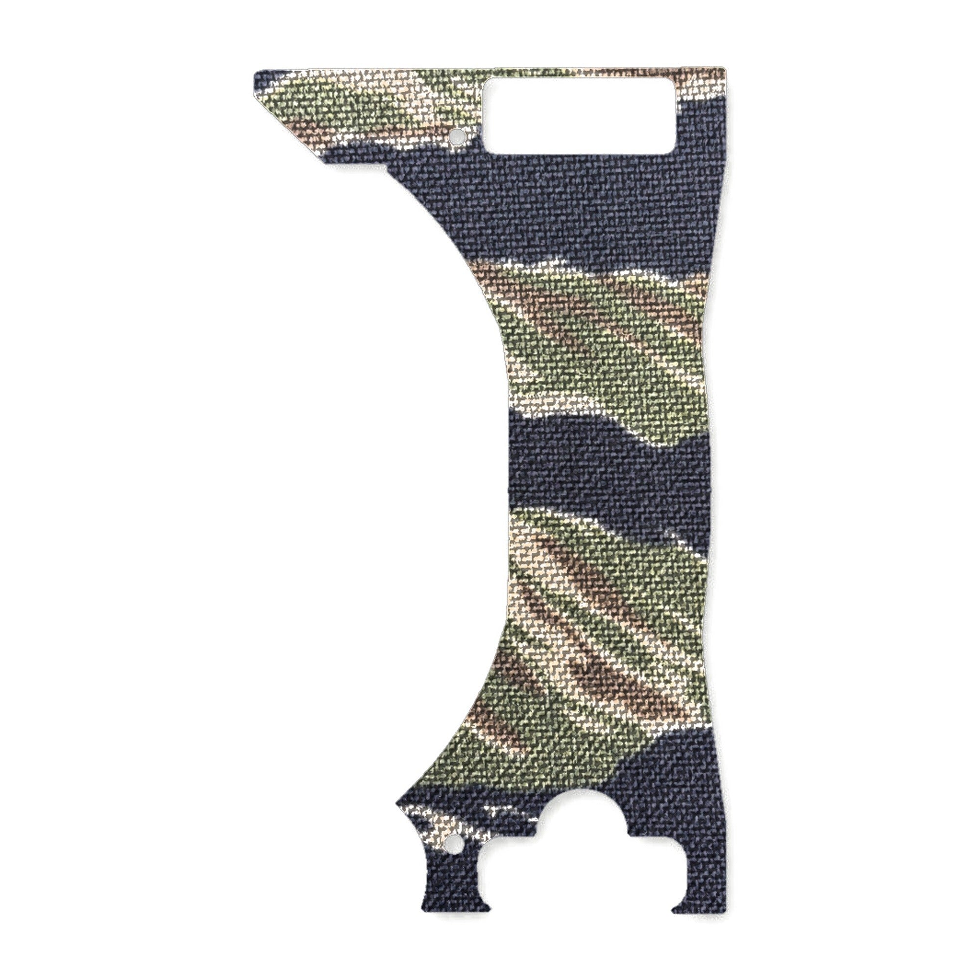 Holosun 407A3 optic wrap kit outline, Tiger Stripe (Green/Black)