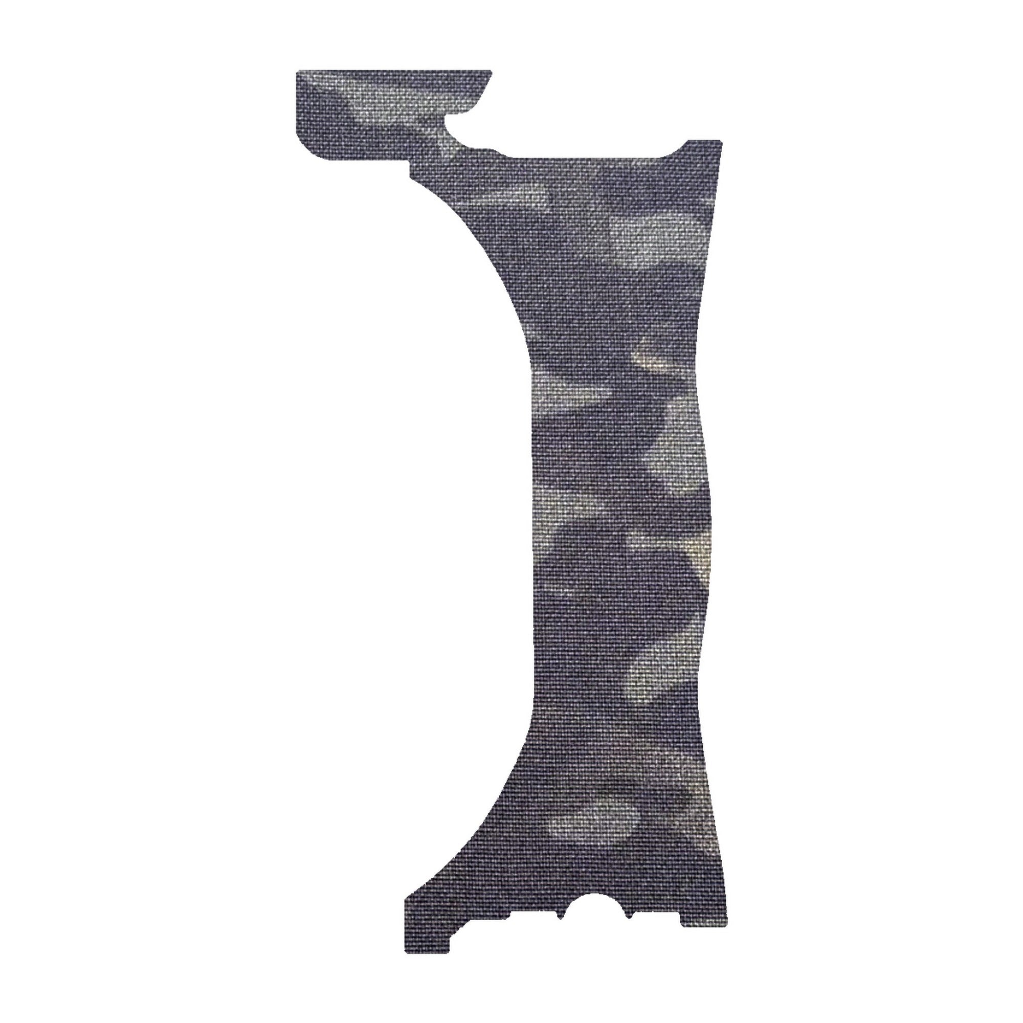 Holosun 507 COMP optic wrap kit outline, MultiCam Black