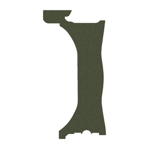 Holosun 507 COMP optic wrap kit outline, OD Green
