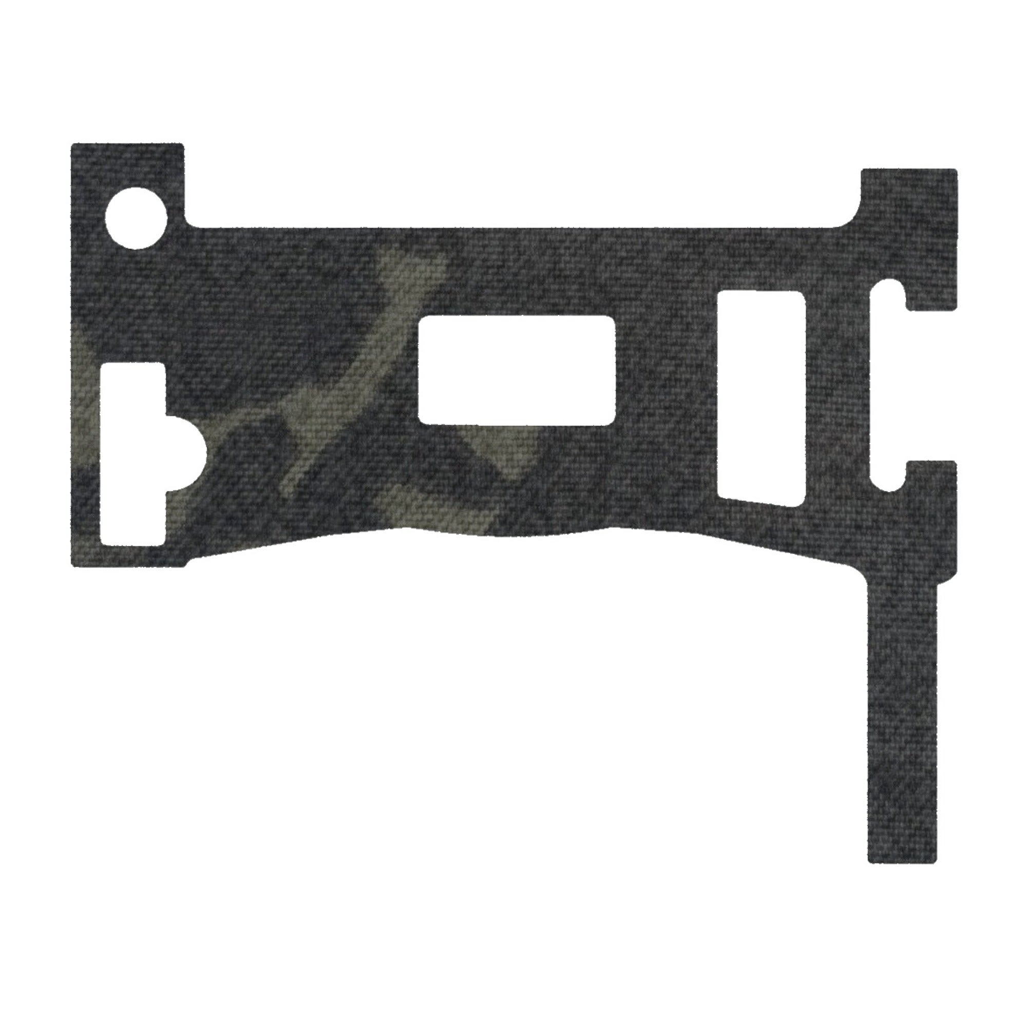 Holosun 509T optic wrap kit outline, MultiCam Black