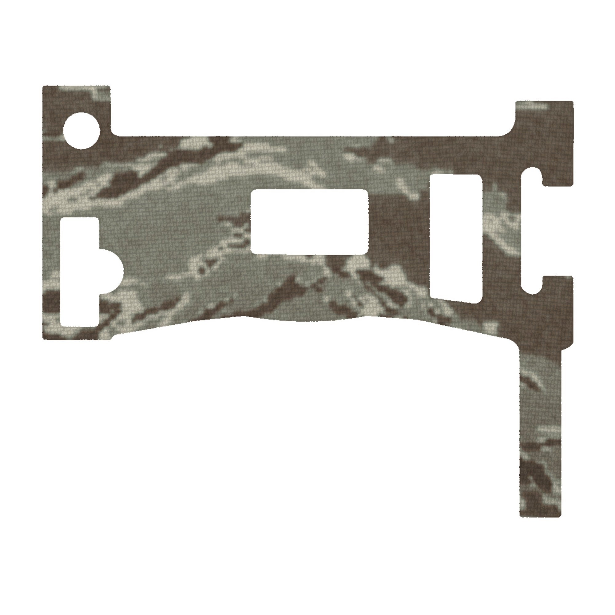 Holosun 509T optic wrap kit outline, Tiger Stripe (ABU)