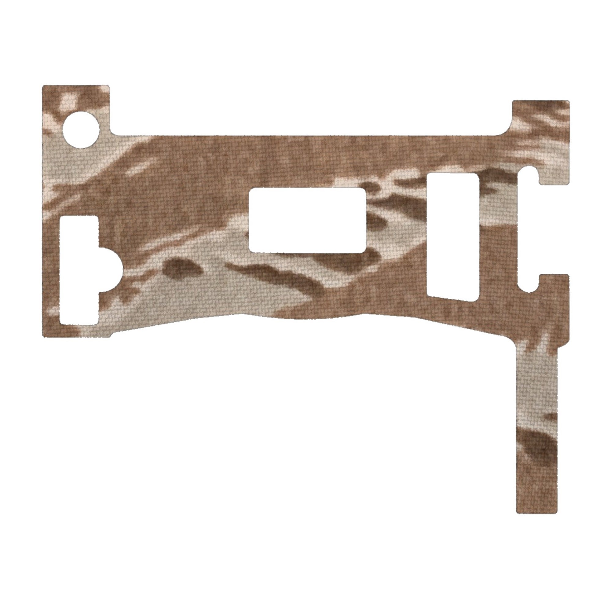 Holosun 509T optic wrap kit outline, Tiger Stripe (Desert)