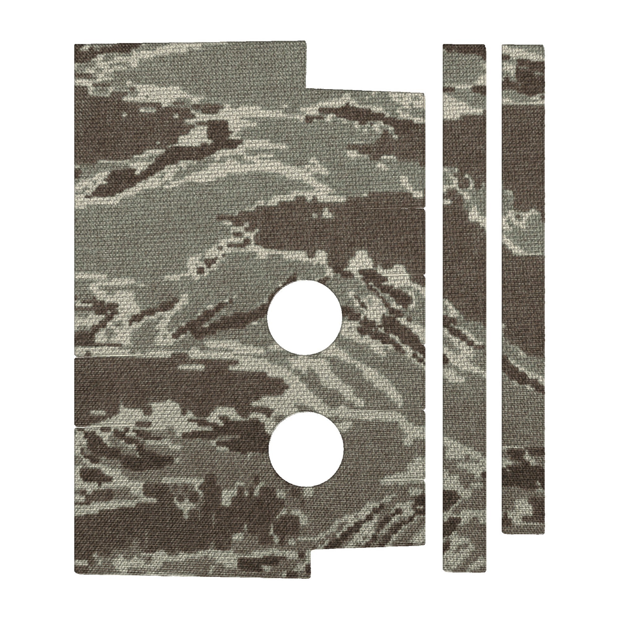 Holosun HM3X Magnifier optic wrap kit outline, Tiger Stripe (ABU)