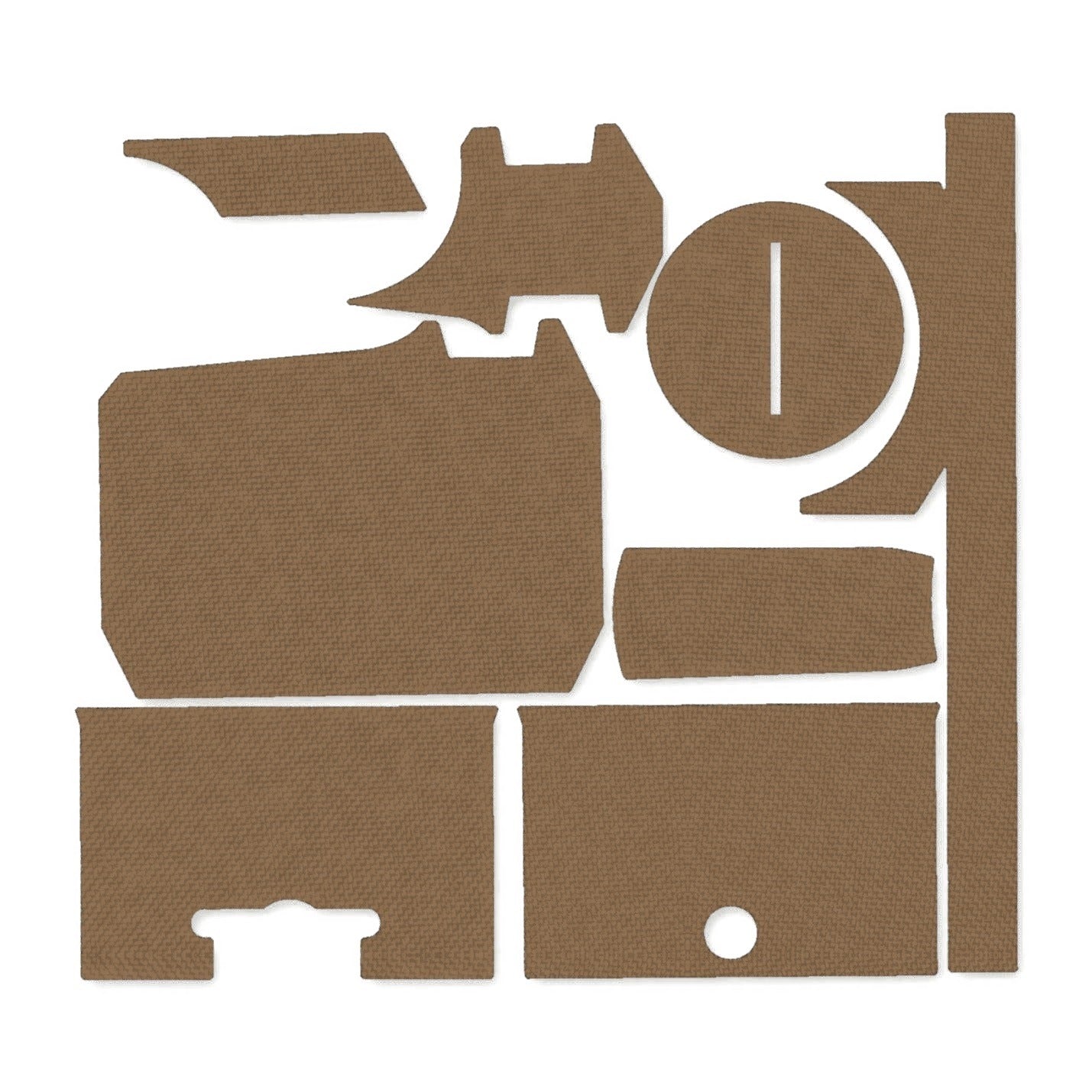 Holosun HS403R / HS503R optic wrap kit outline, Coyote