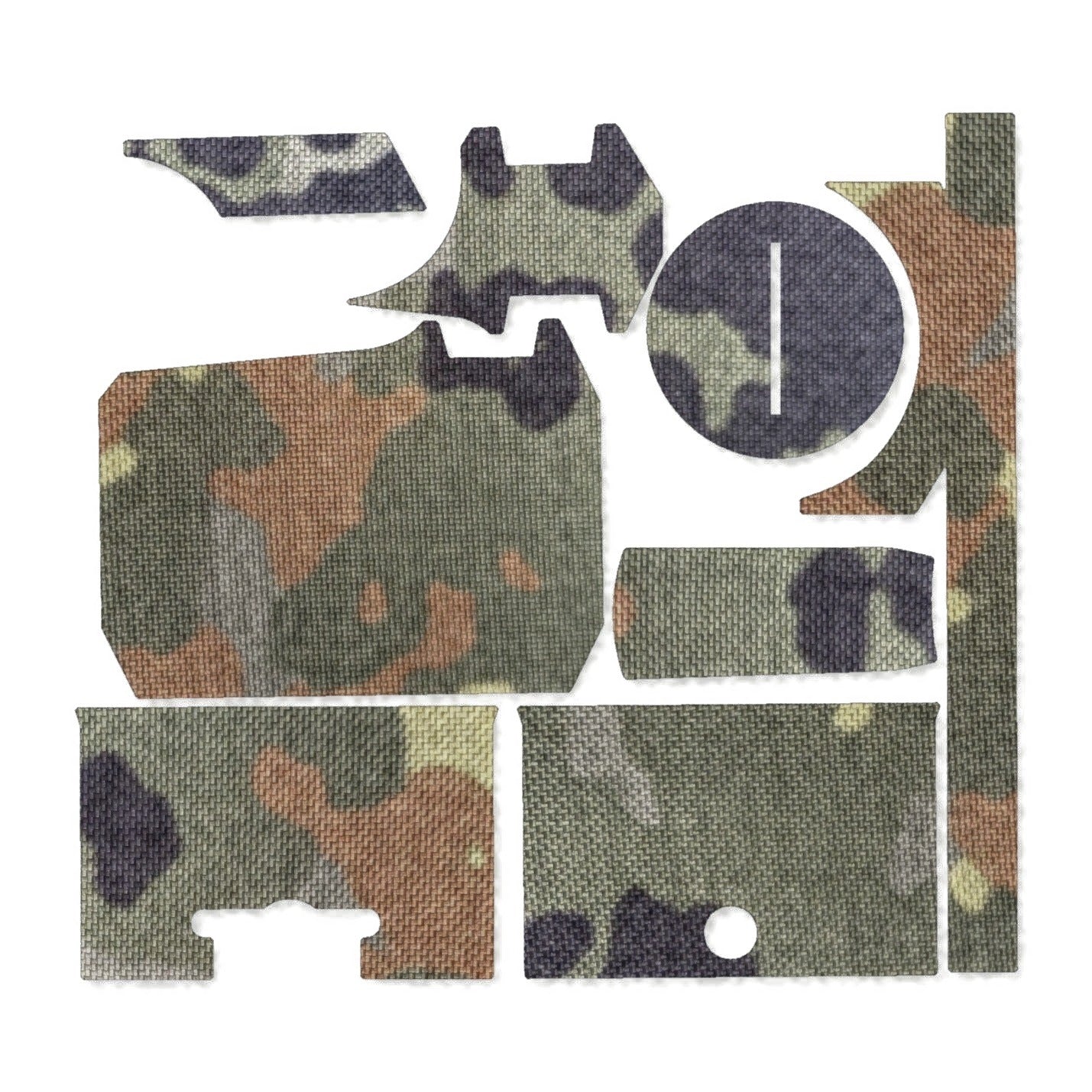 Holosun HS403R / HS503R optic wrap kit outline, Flecktarn