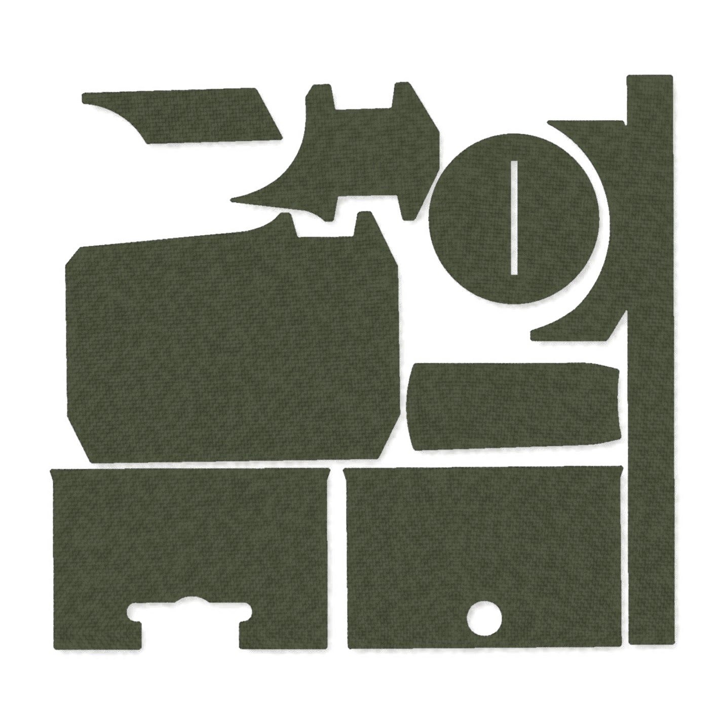 Holosun HS403R / HS503R optic wrap kit outline, OD Green