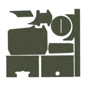 Holosun HS403R / HS503R optic wrap kit outline, OD Green