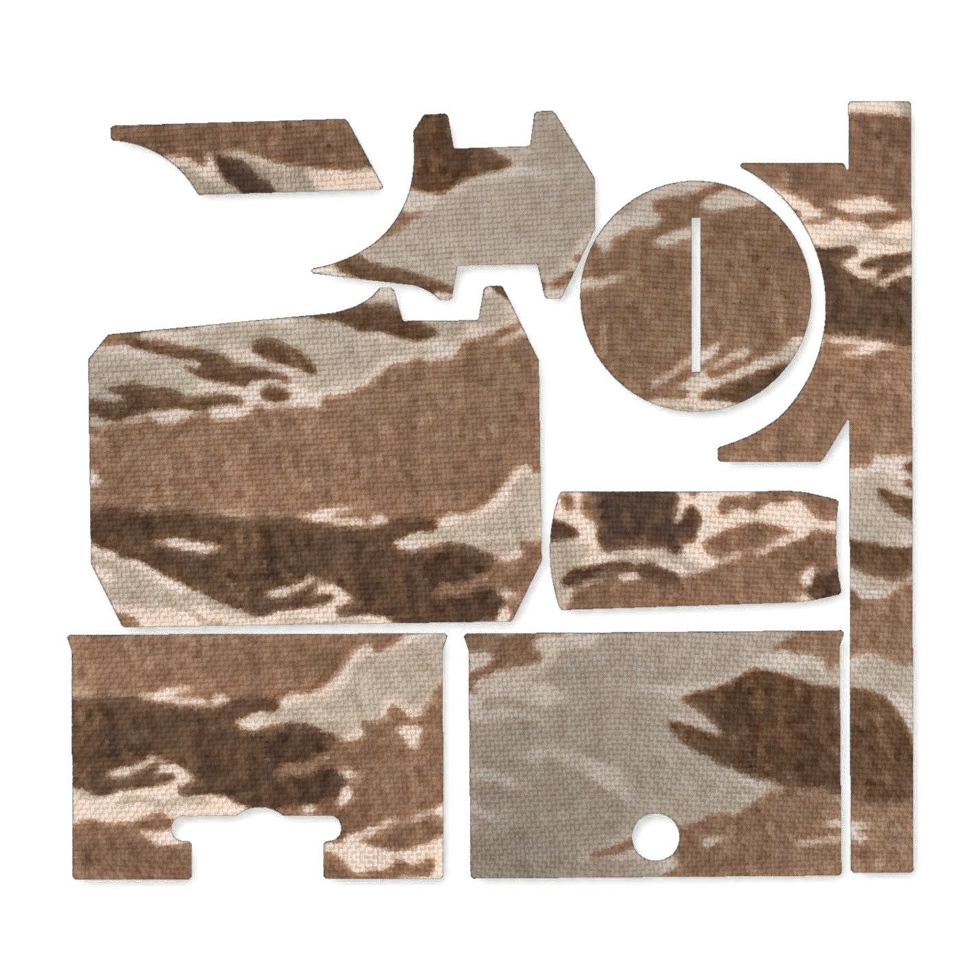 Holosun HS403R / HS503R optic wrap kit outline, Tiger Stripe (Desert)