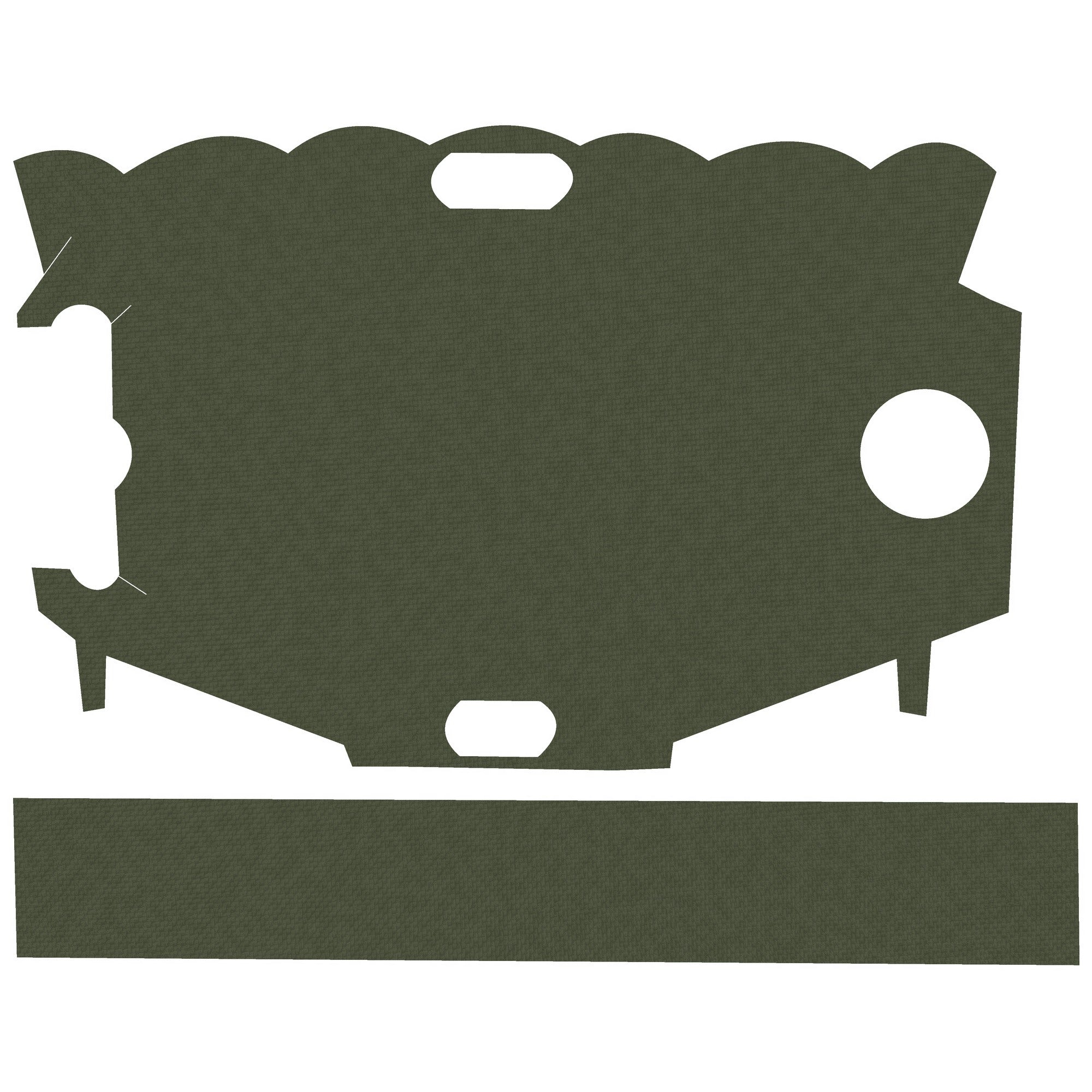 Holosun P.ID / P.ID HC light wrap kit outline, OD Green