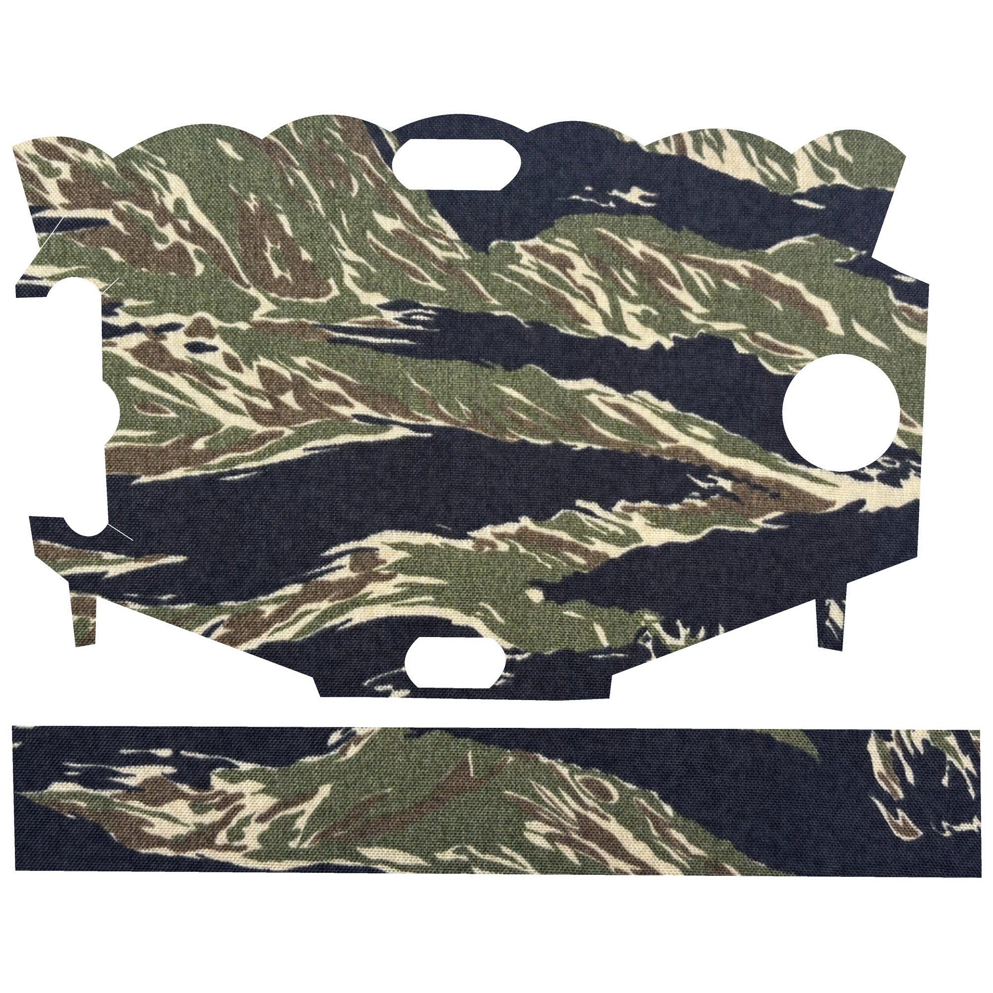 Holosun P.ID / P.ID HC light wrap kit outline, Tiger Stripe (Green/Black)