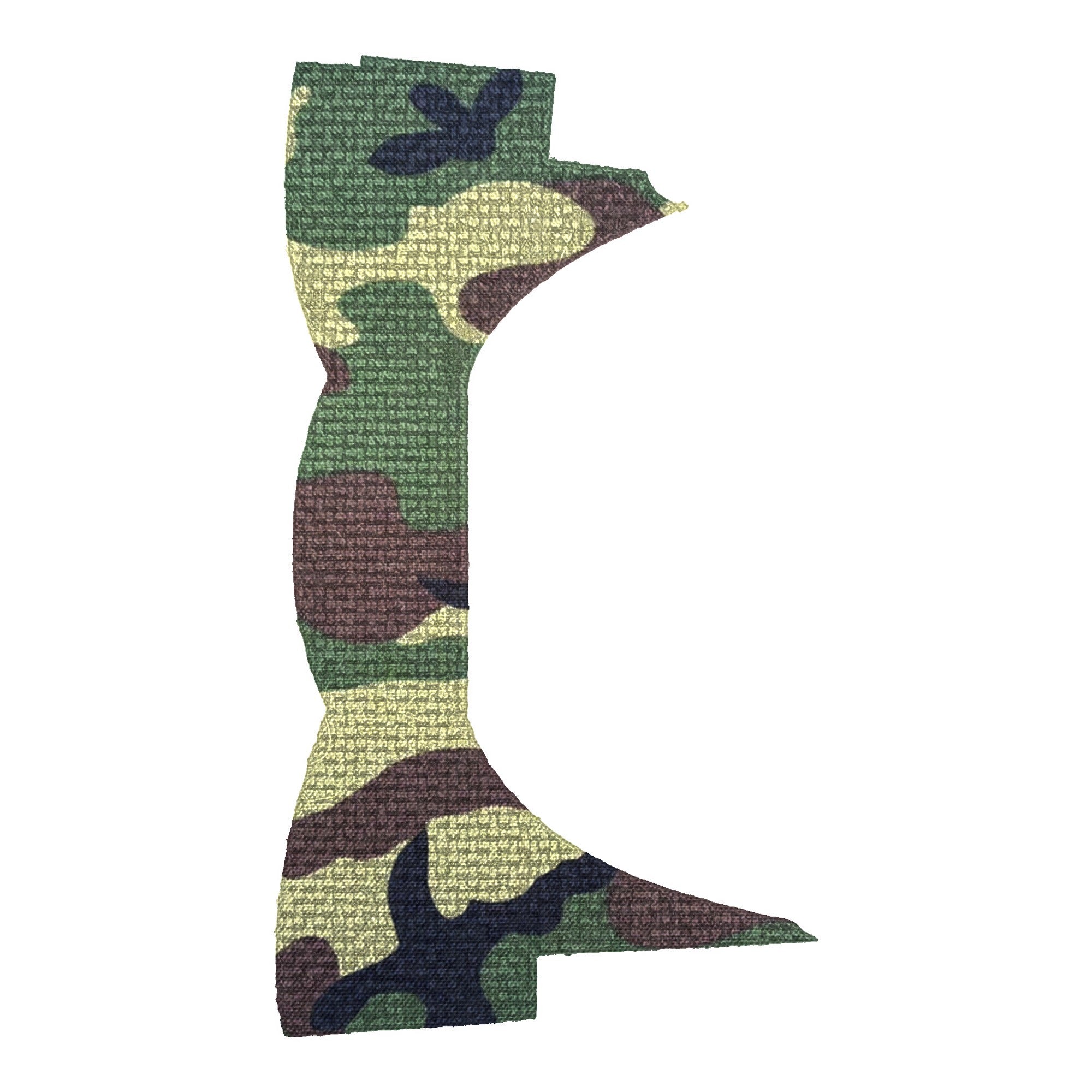 Holosun SCS MOS optic wrap kit outline, M81 Woodland