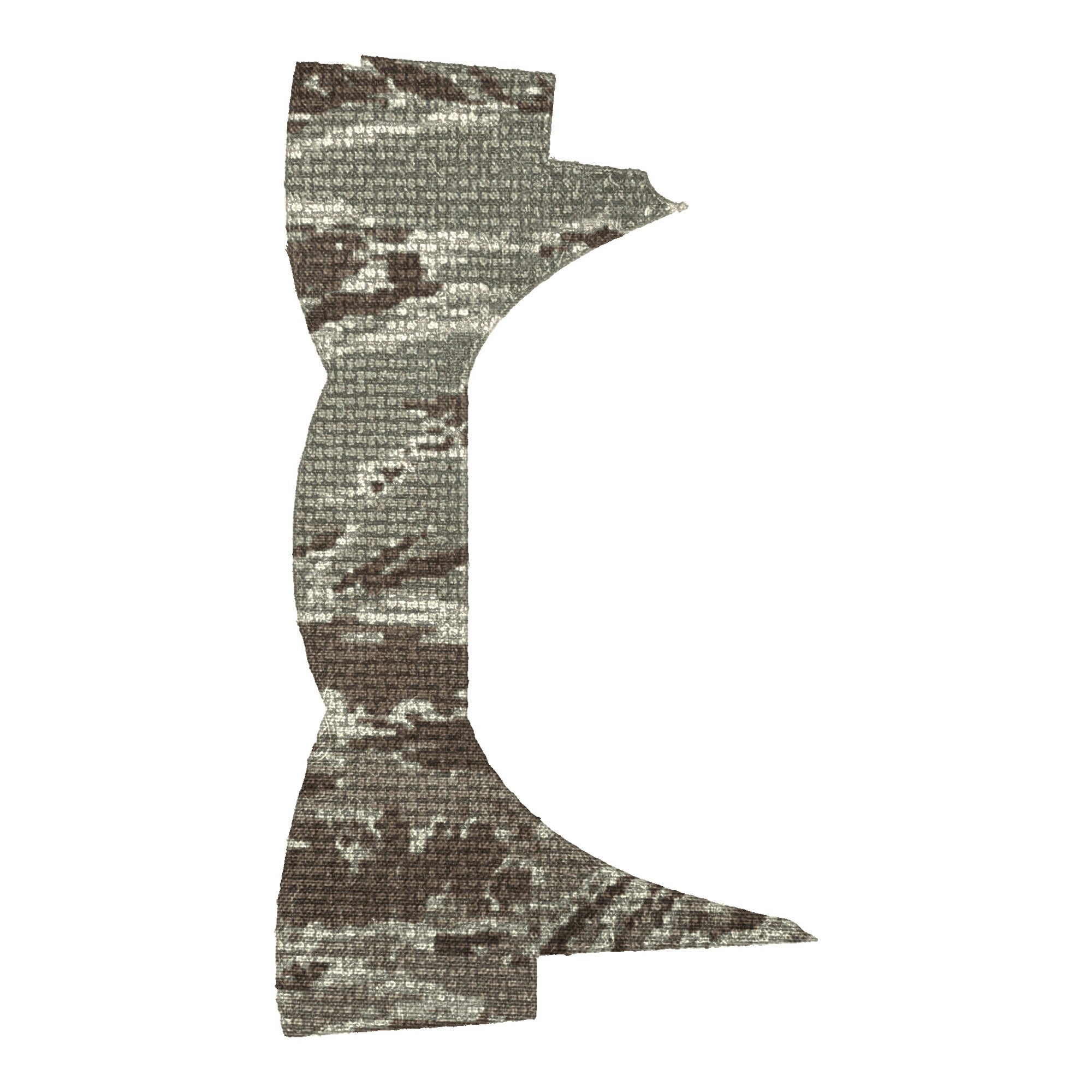 Holosun SCS MOS optic wrap kit outline, Tiger Stripe (ABU)