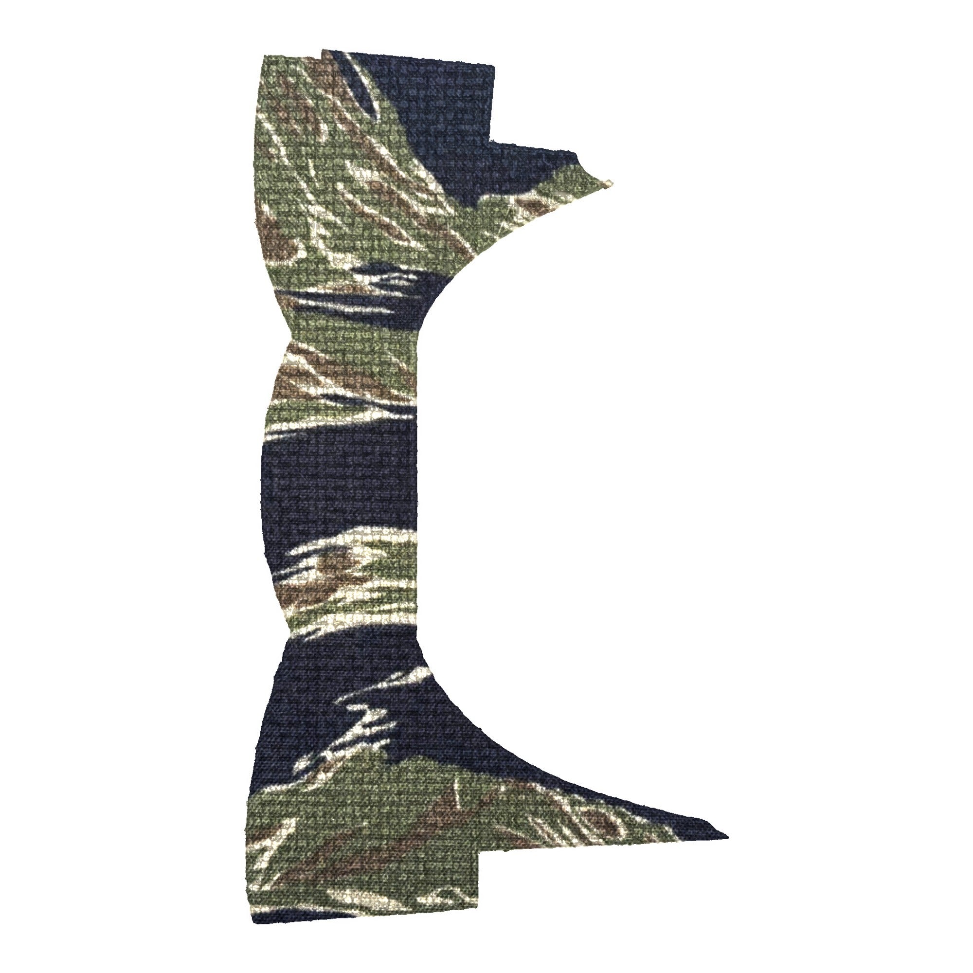 Holosun SCS MOS optic wrap kit outline, Tiger Stripe (Green/Black)