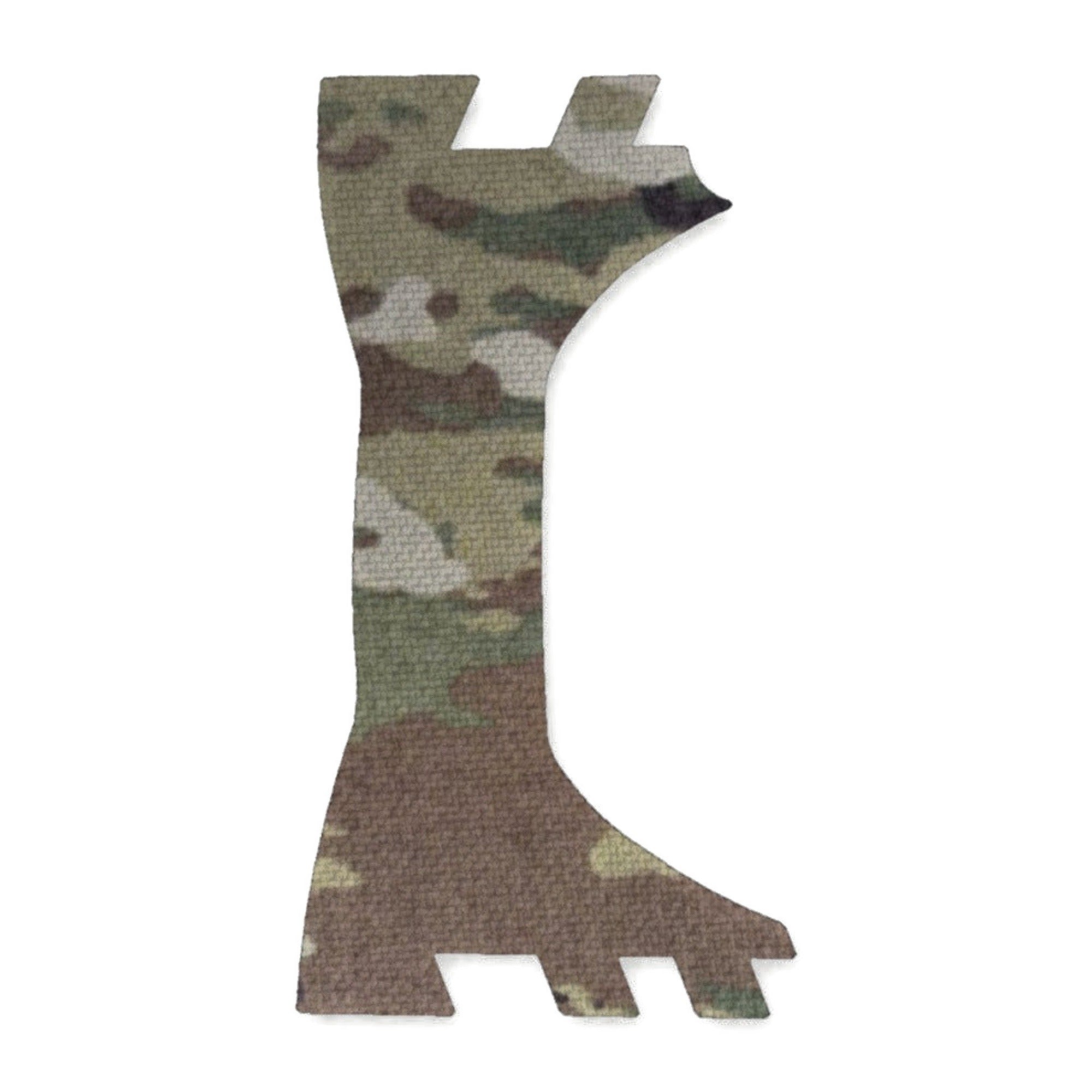 Holosun SCS PDP optic wrap kit outline, MultiCam