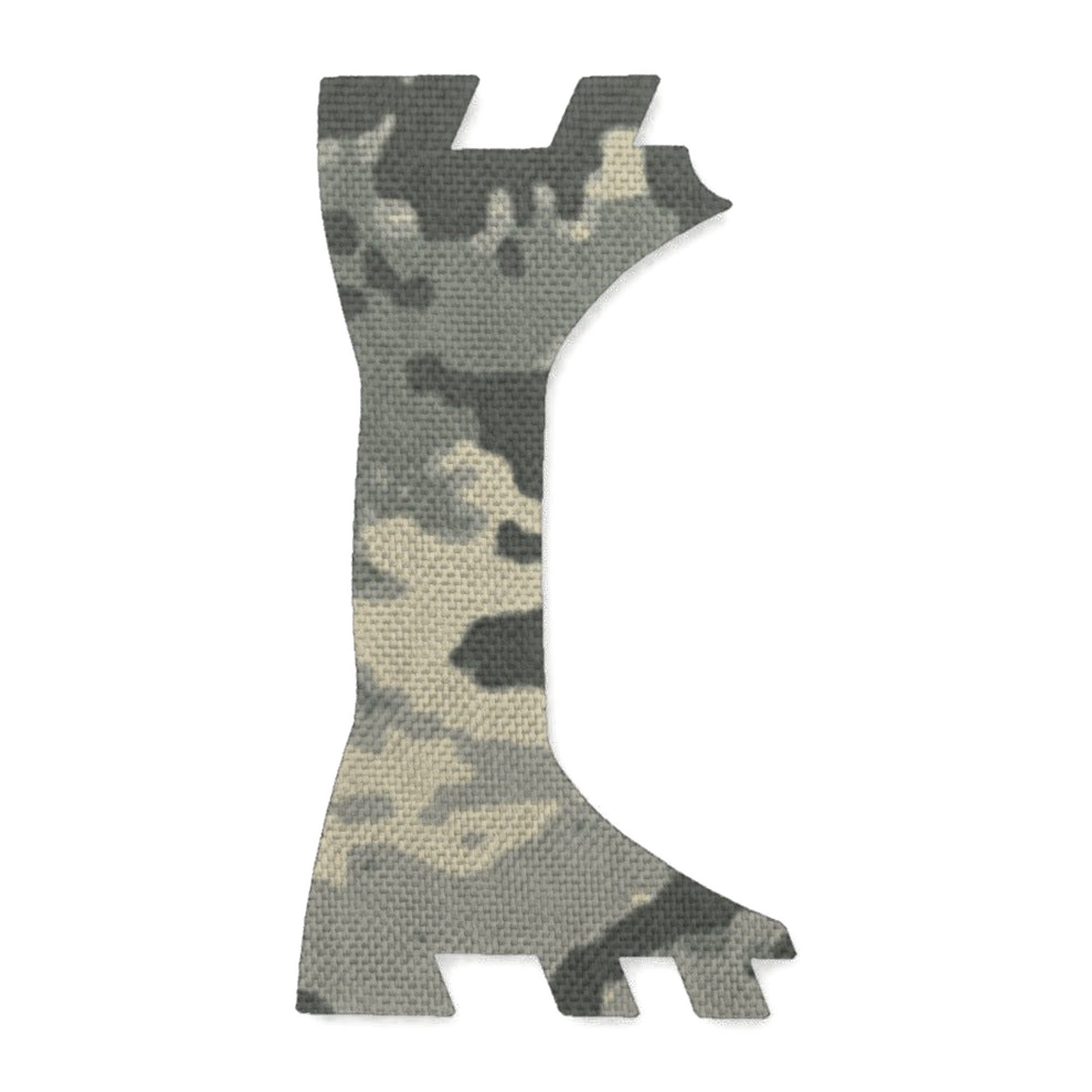 Holosun SCS PDP optic wrap kit outline, Tiger Stripe (ABU)