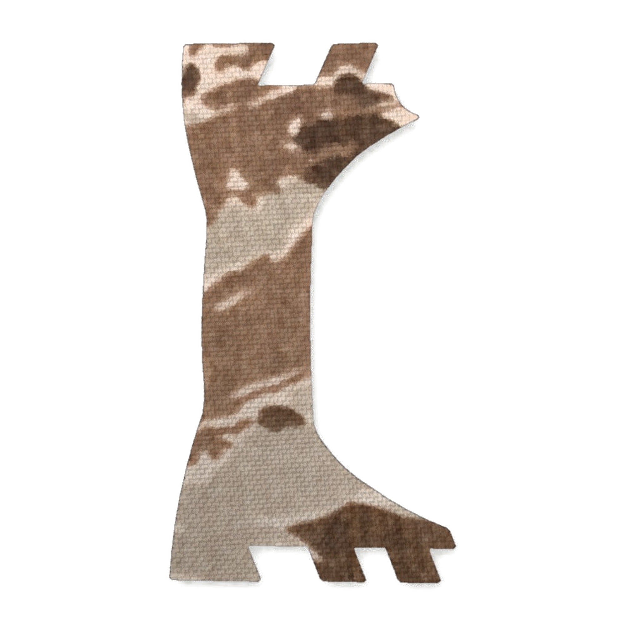 Holosun SCS PDP optic wrap kit outline, Tiger Stripe (Desert)