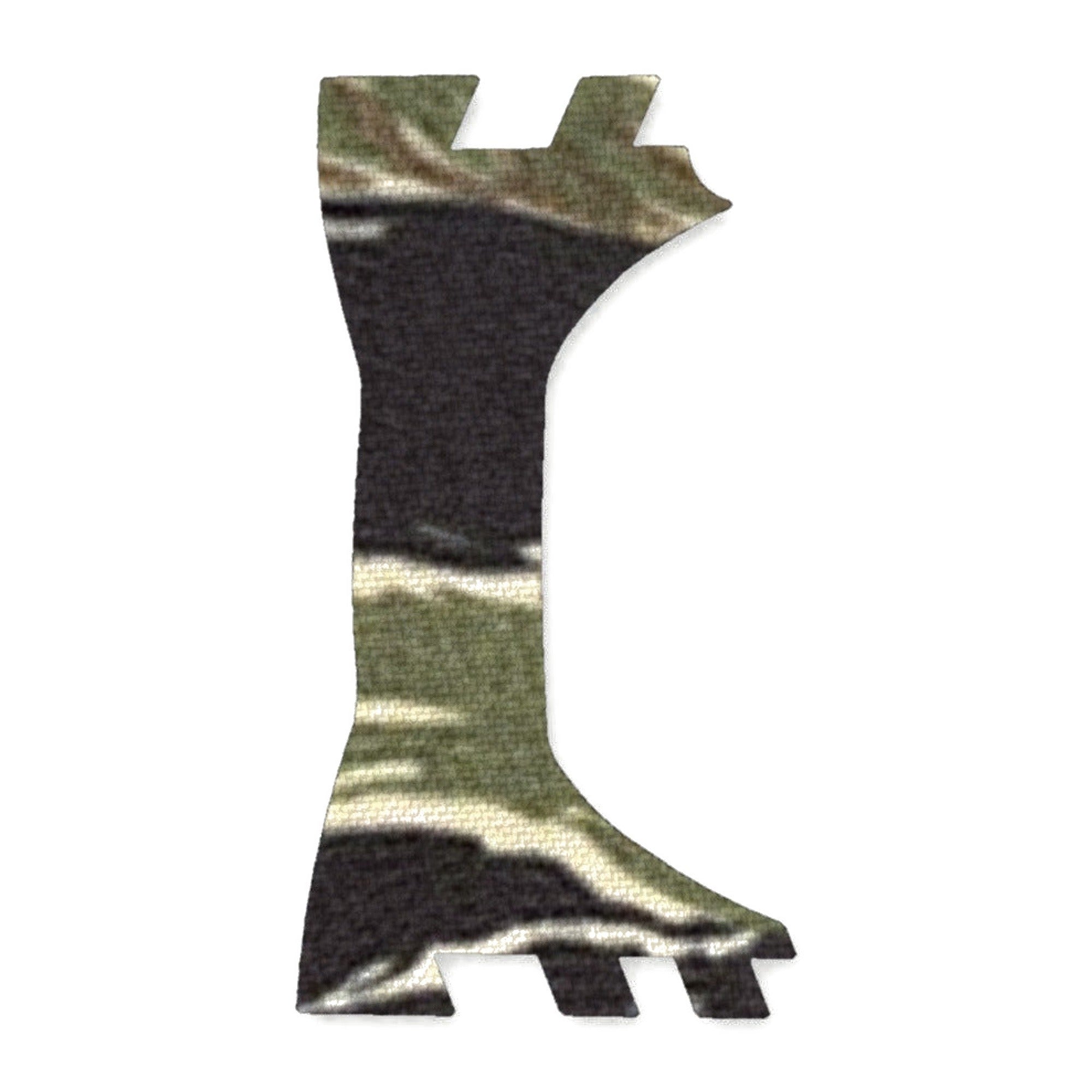 Holosun SCS PDP optic wrap kit outline, Tiger Stripe (Green/Black)
