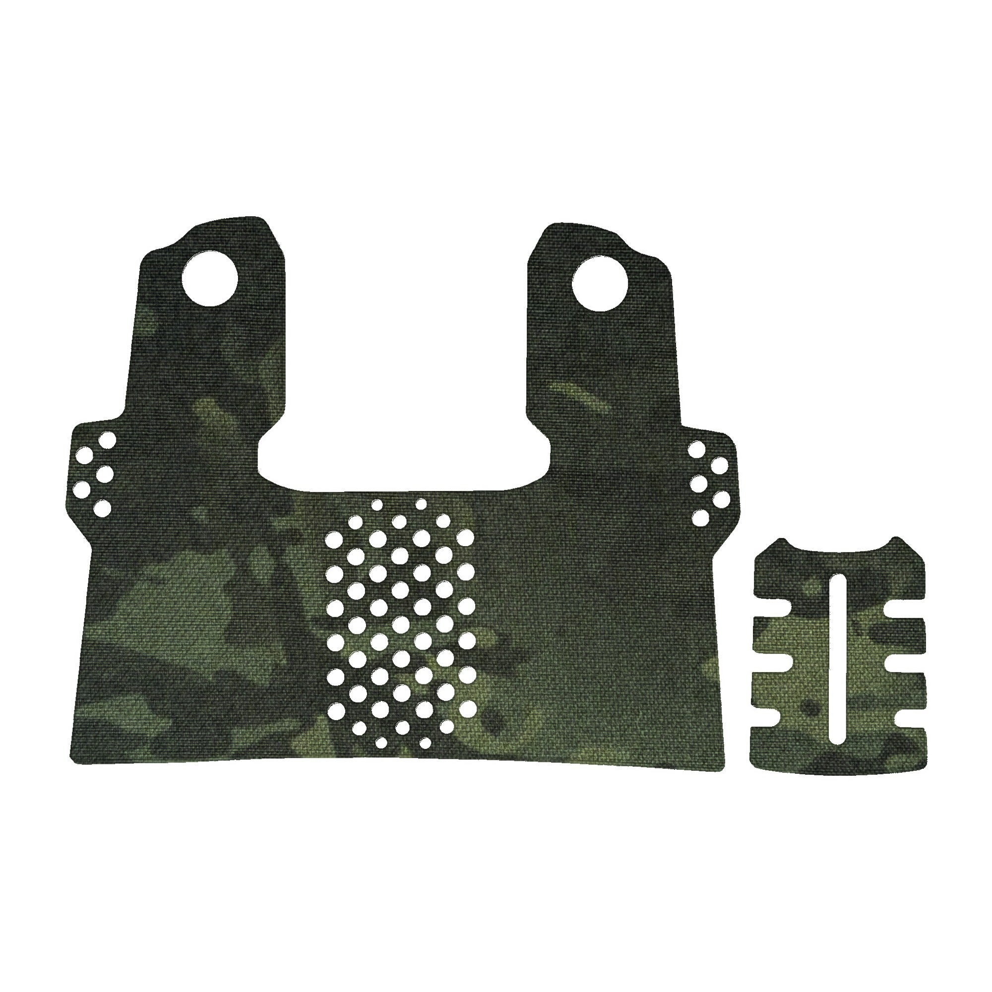 Kimber 2K11 grip wrap kit outline, MultiCam Black