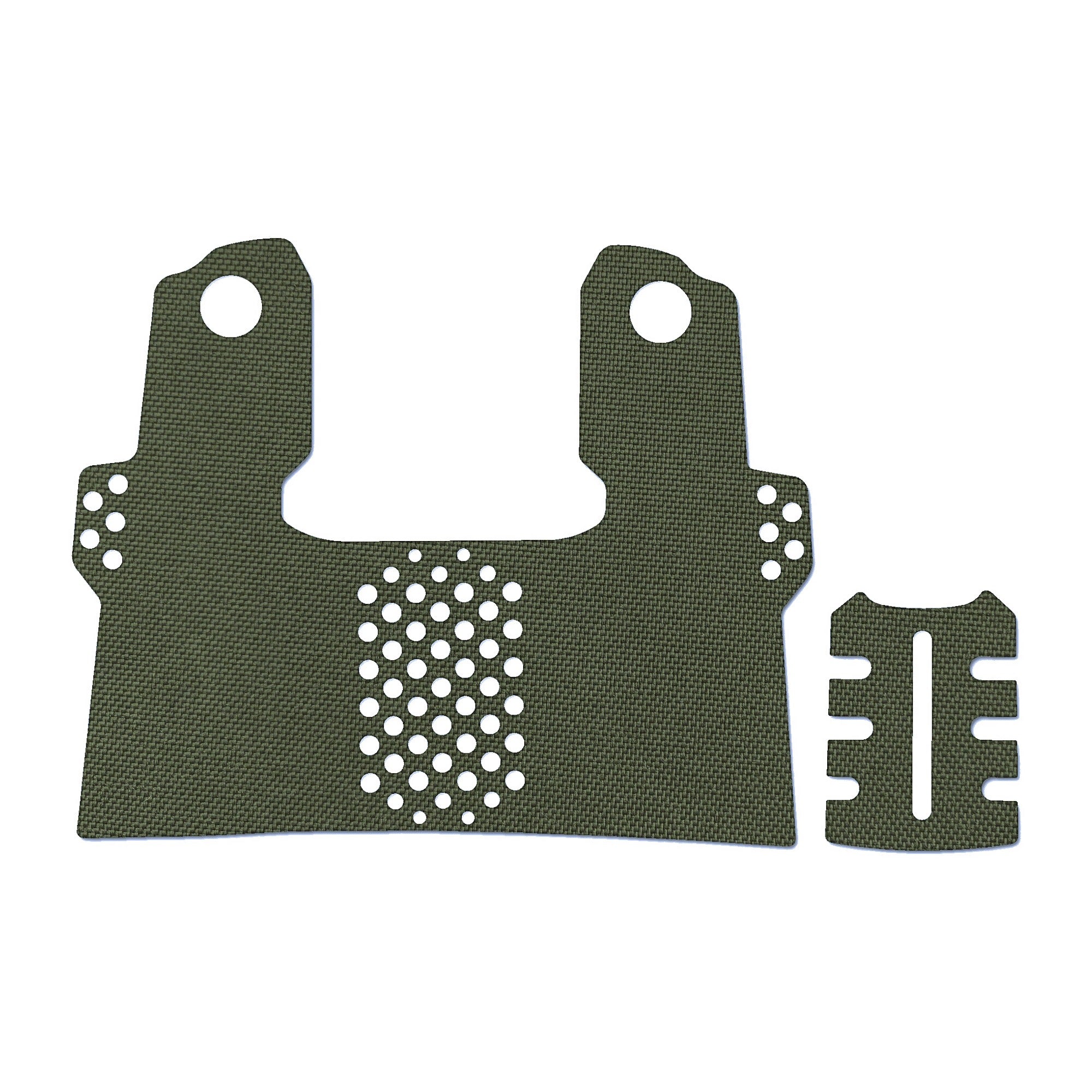 Kimber 2K11 grip wrap kit outline, OD Green