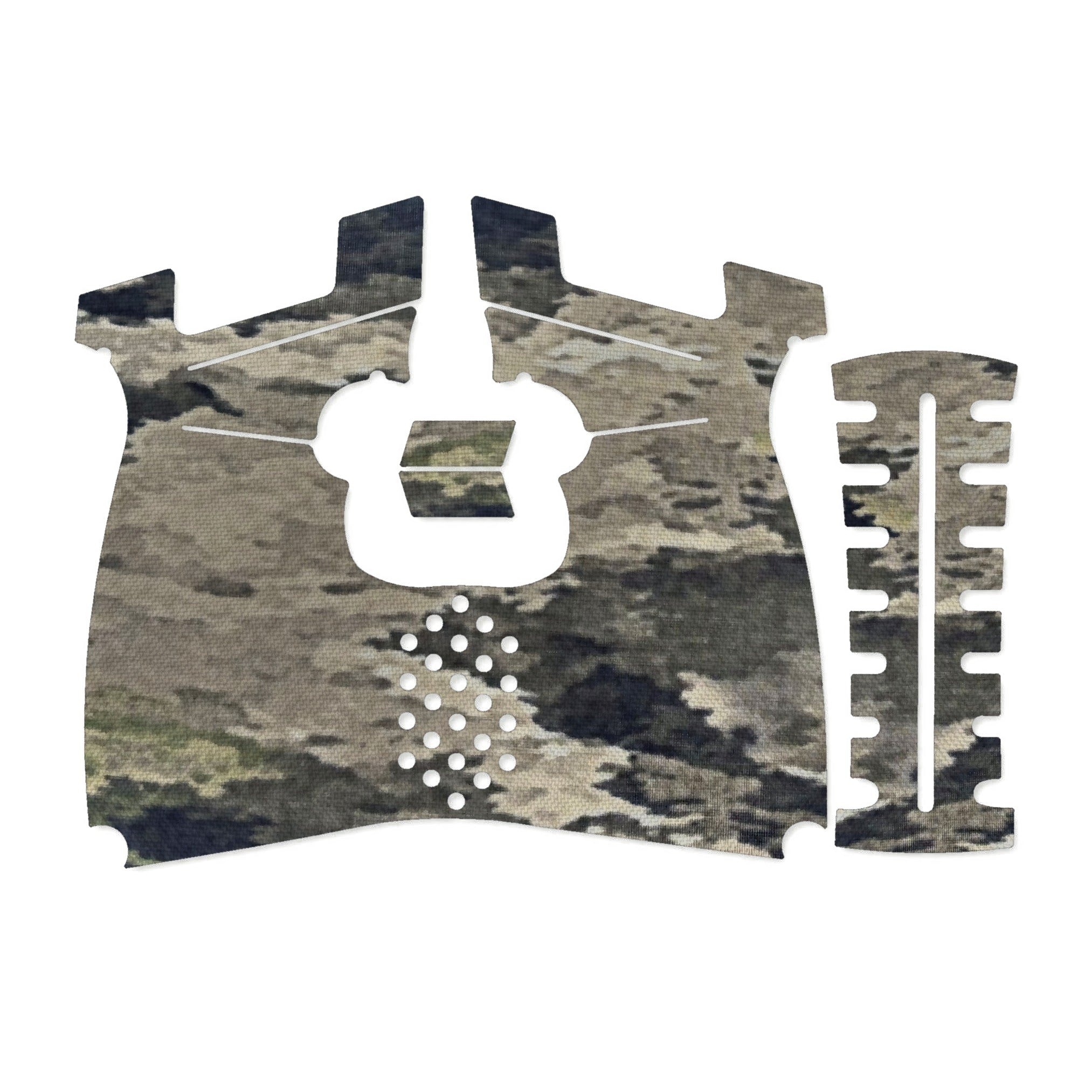 Kimber R7 Mako (Carbon Compact) grip wrap kit outline, A-TACS iX
