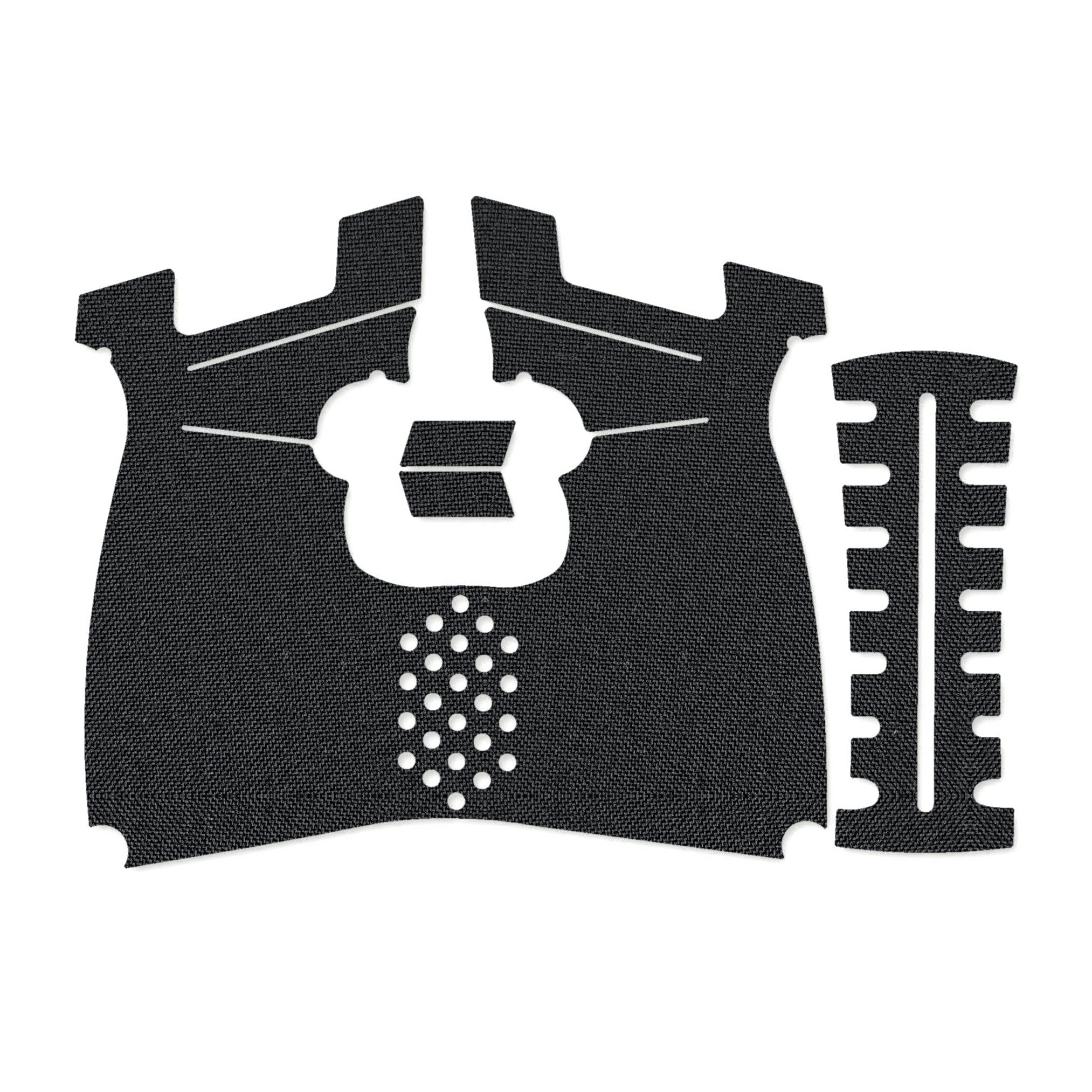 Kimber R7 Mako (Carbon Compact) grip wrap kit outline, Black