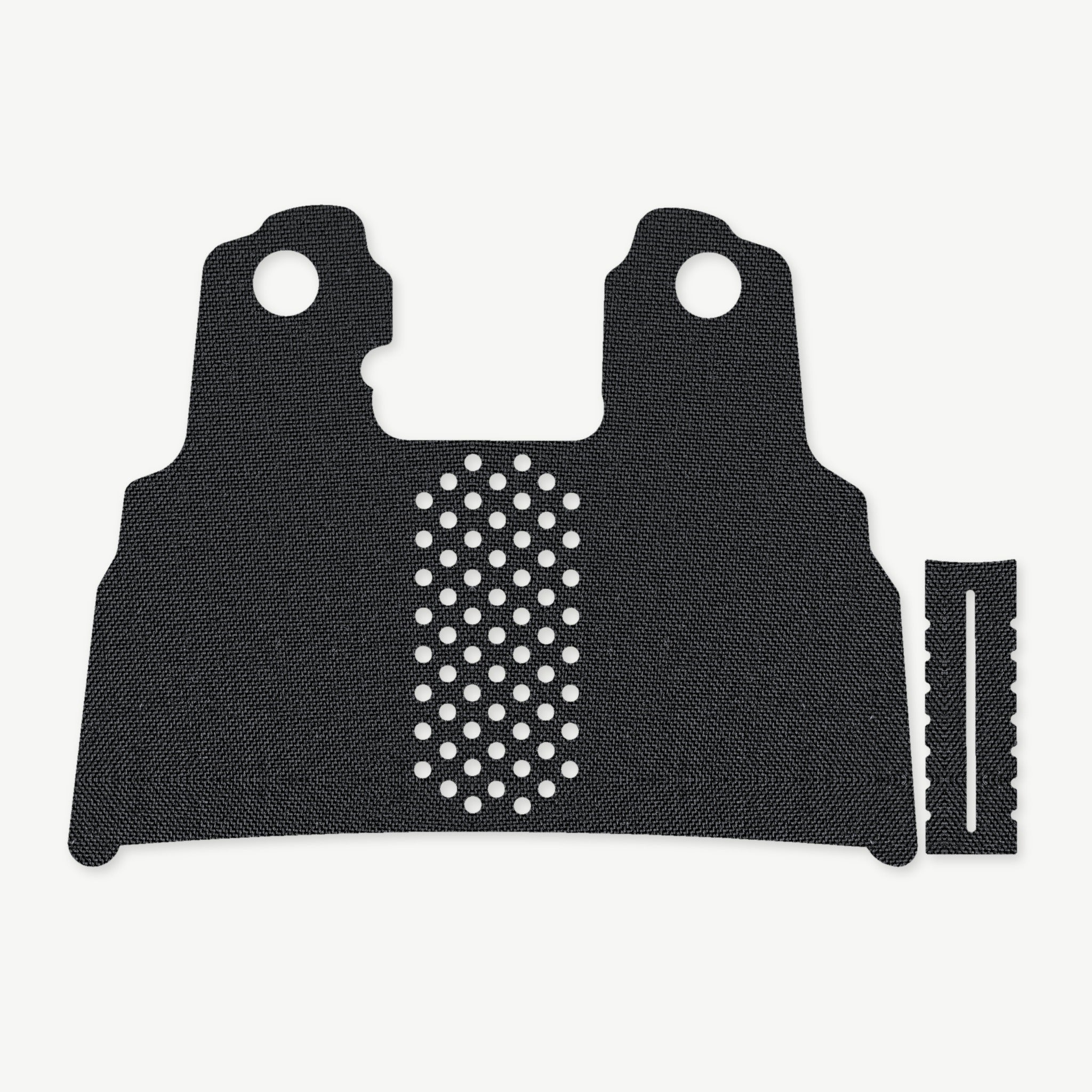 Grip Kit for MAC-9 Double Stack 1911 (9mm) - die-cut Cordura 1000D kit pieces in Black - Combat Textiles